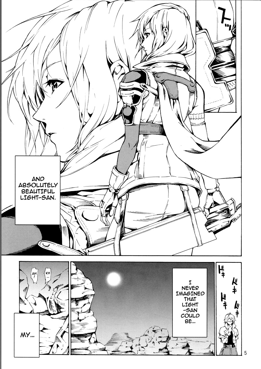 (COMIC1☆4) [JACK-POT (Jyura)] LIGHTNING (Final Fantasy XIII​) [English] [Darknight] page 4 full