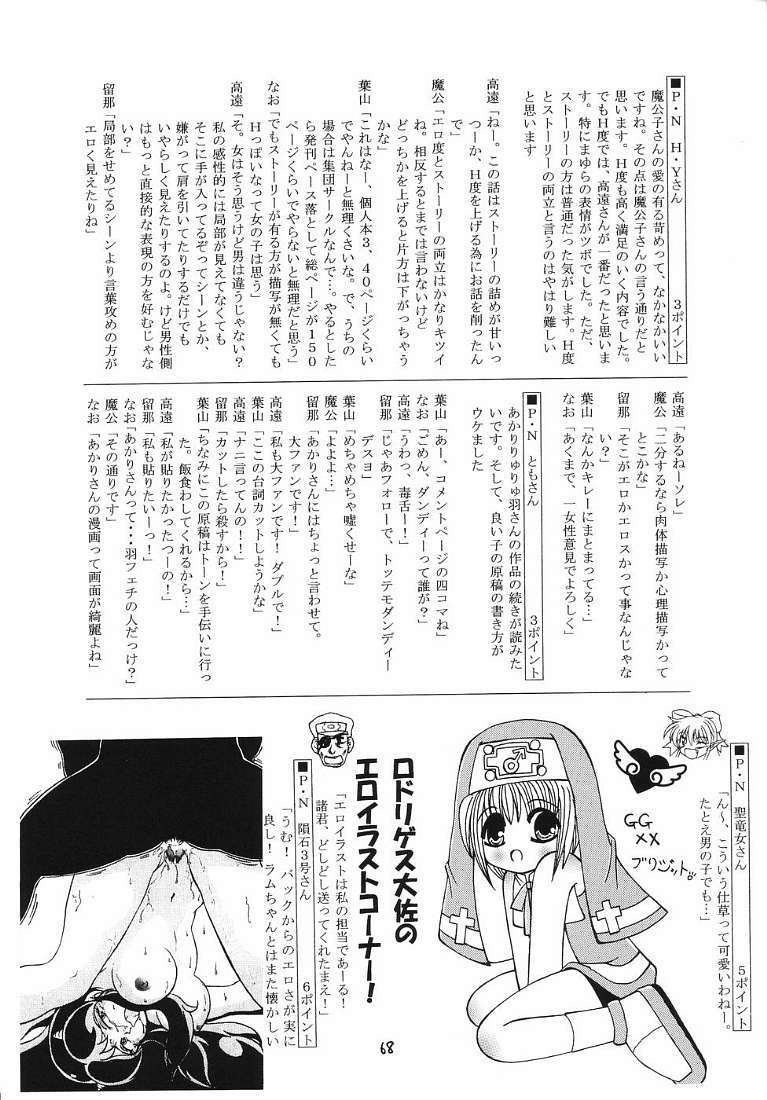 (SC23) [Red Ribbon Revenger (Ibuki Wataru, Makoushi, Takatoo Juna)] R.R.R. 72nd Book - anten (Various) page 67 full