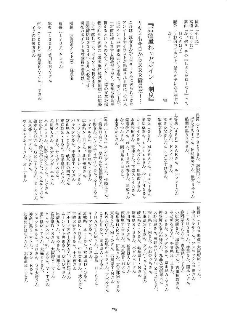 (SC23) [Red Ribbon Revenger (Ibuki Wataru, Makoushi, Takatoo Juna)] R.R.R. 72nd Book - anten (Various) page 69 full