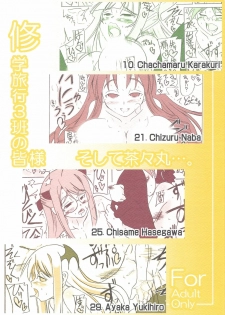 [Unyarara Daihanten] Shuugakuryokou 3han no Minasama Soshite Chachamaru…. (Negima!) - page 1