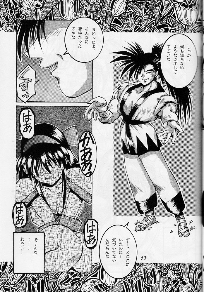 (C45) [OFF LIMIT COMPANY (Isou Doubaku)] 118 MEGA AINU (Samurai Spirits) page 34 full