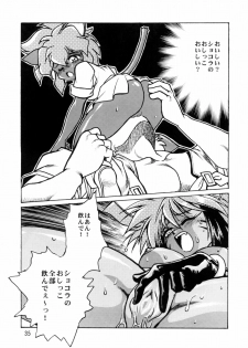 (C57) [Studio Katsudon (Manabe Jouji)] HELP ME Nyanmar-sama vol.2 (Juuni Senshi Bakuretsu Eto Ranger) - page 34