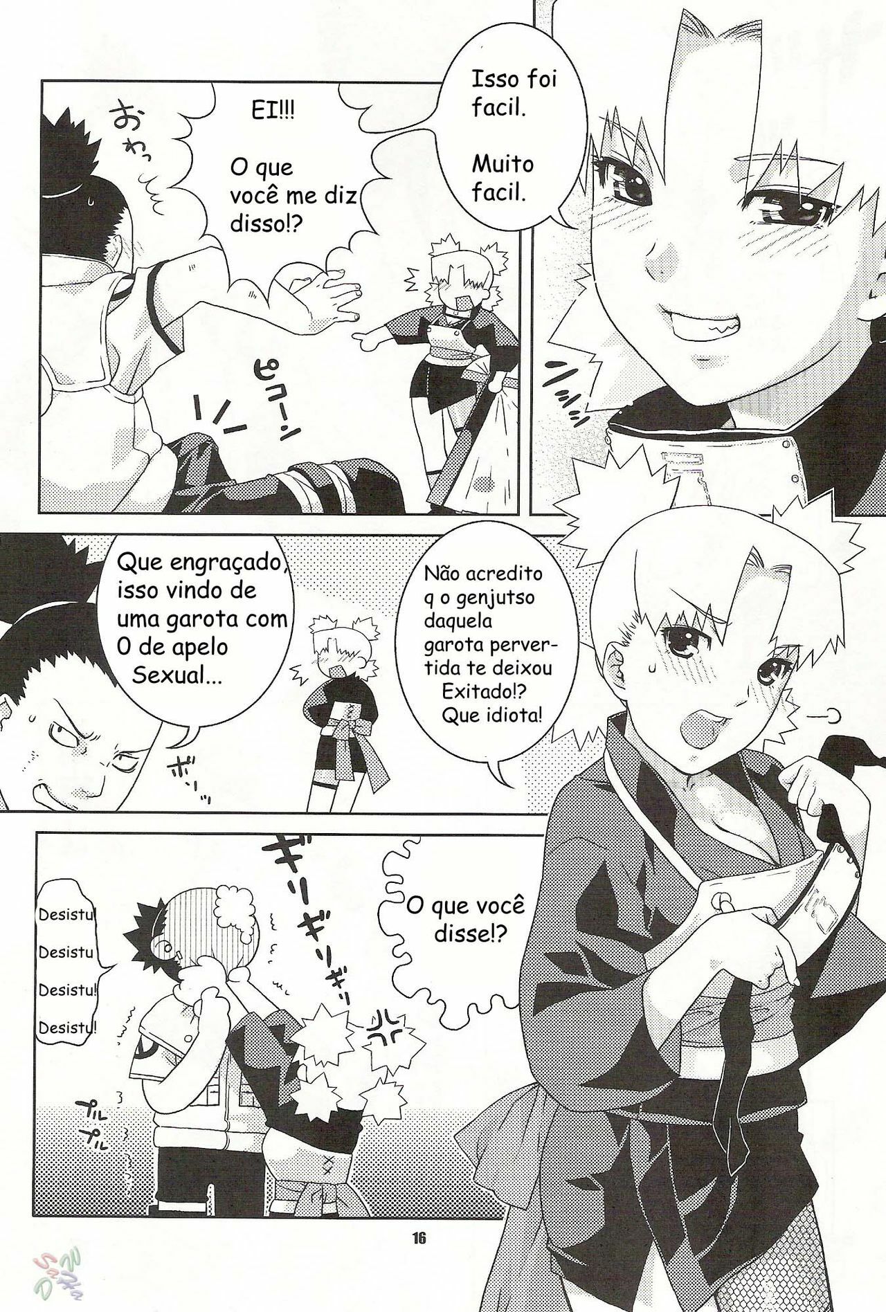 (C68) [Nekomataya (Nekomata Naomi)] Nakisuna no Yoru (Naruto) [Portuguese-BR] page 14 full