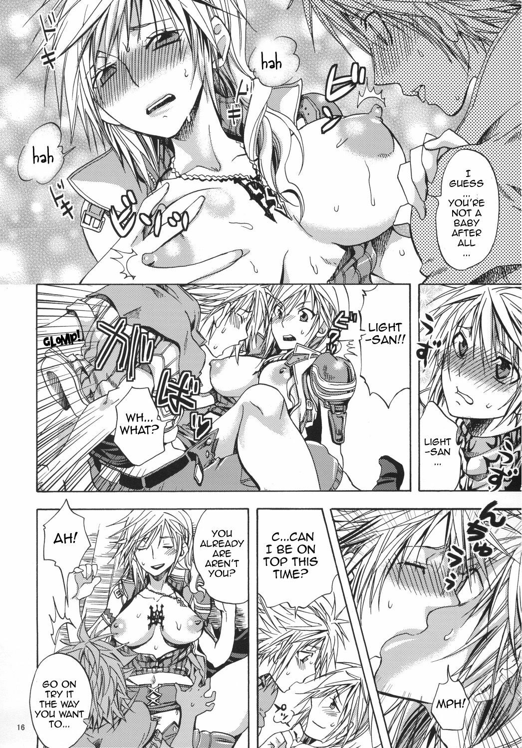 [Kurione-sha (YU-RI)] l'Cie-tachi no Kyuusoku | On Holiday With l'Cie and Friends (Final Fantasy XIII) [English] {doujin-moe.us} [Digital] page 15 full