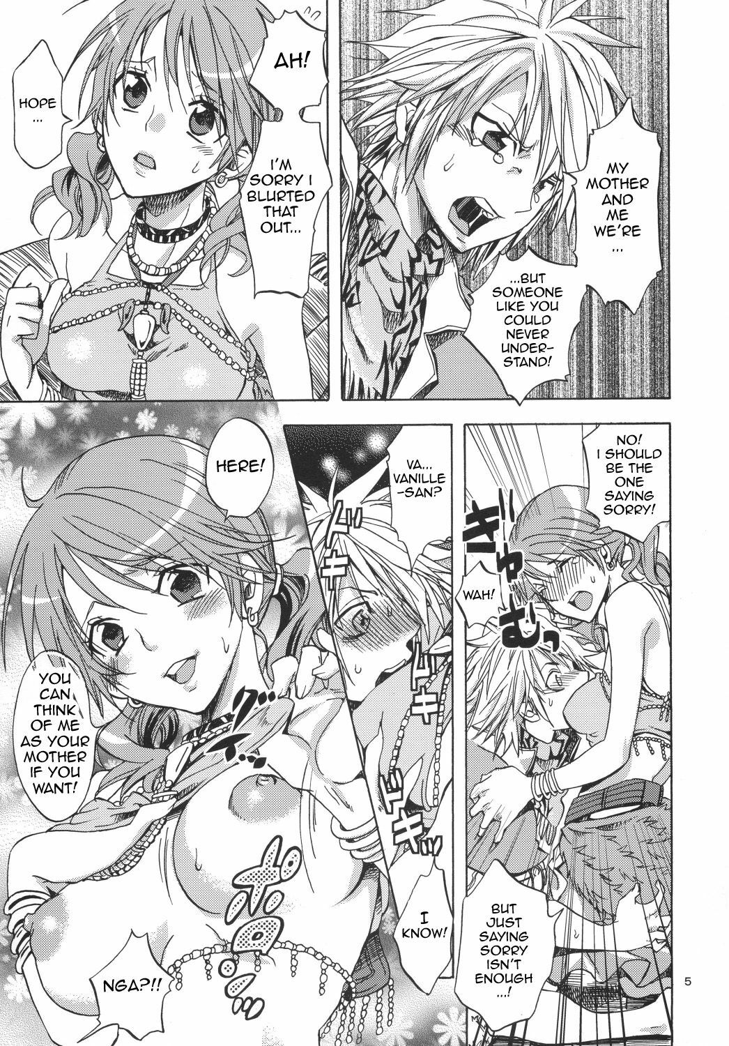 [Kurione-sha (YU-RI)] l'Cie-tachi no Kyuusoku | On Holiday With l'Cie and Friends (Final Fantasy XIII) [English] {doujin-moe.us} [Digital] page 4 full