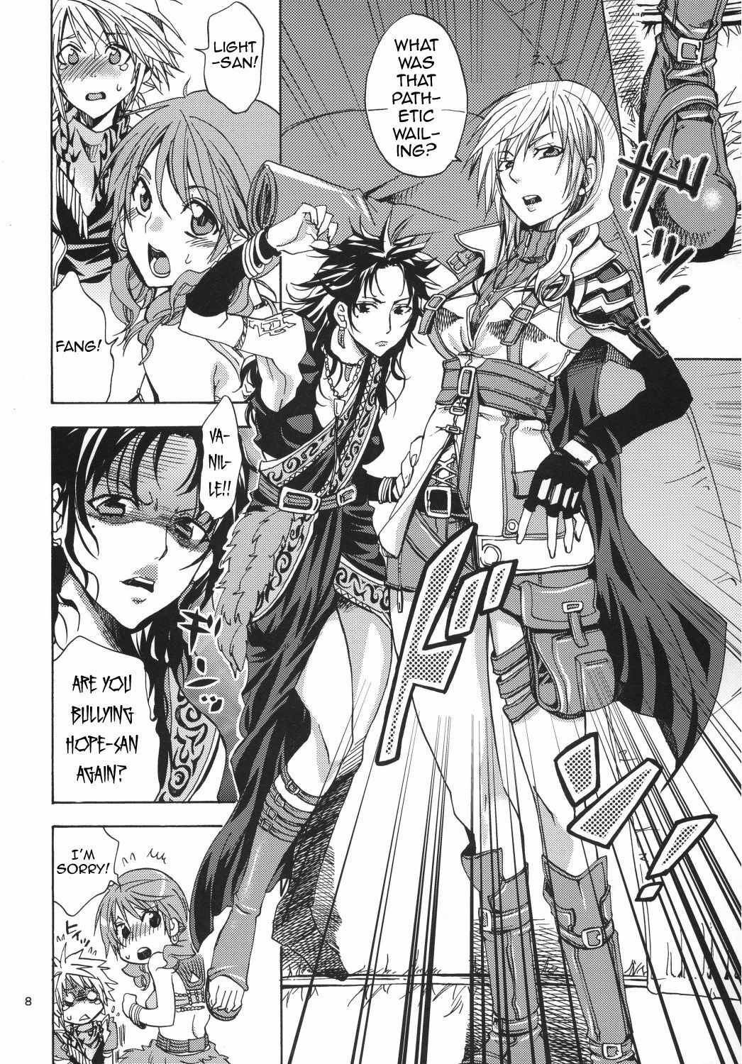 [Kurione-sha (YU-RI)] l'Cie-tachi no Kyuusoku | On Holiday With l'Cie and Friends (Final Fantasy XIII) [English] {doujin-moe.us} [Digital] page 7 full