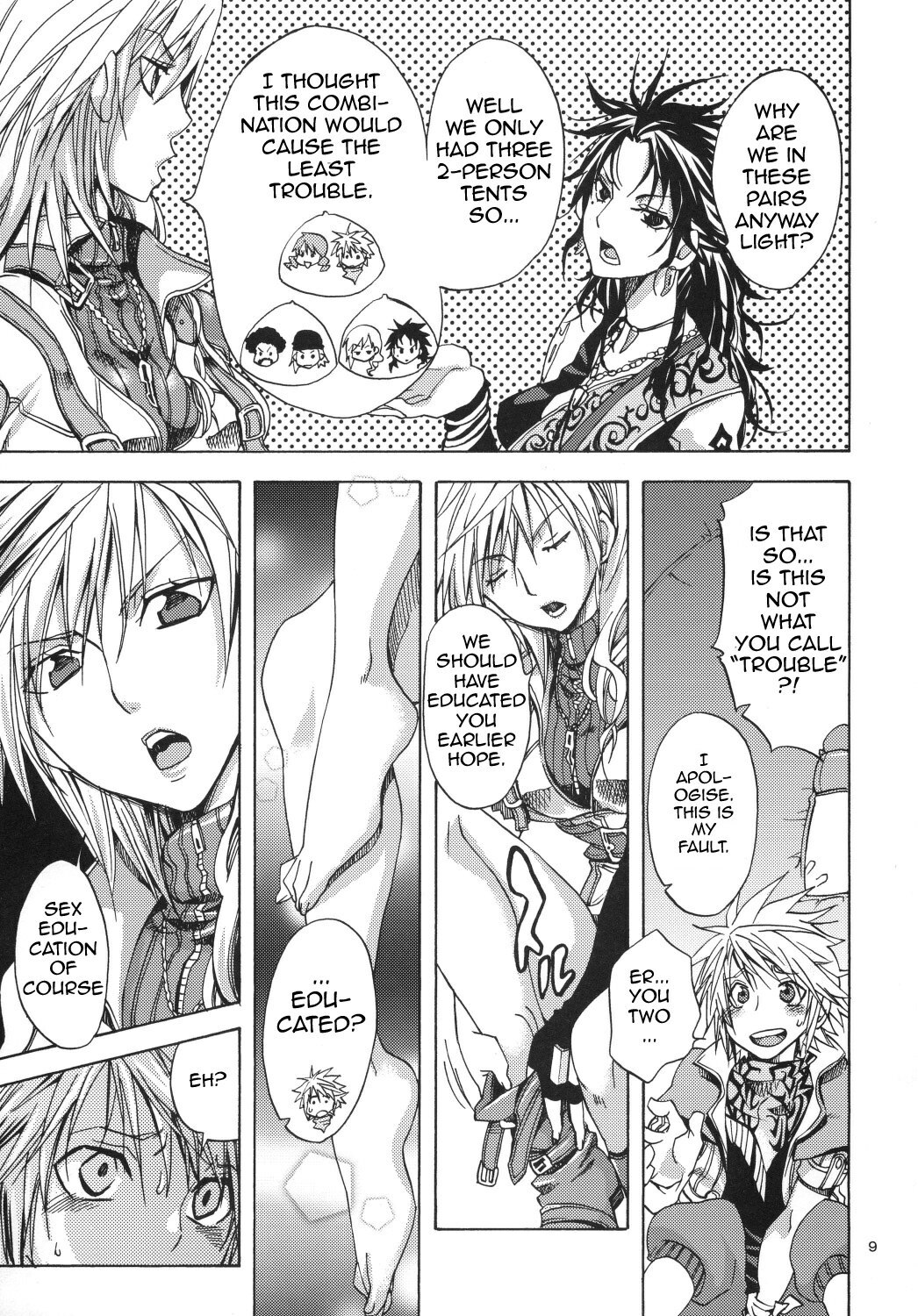 [Kurione-sha (YU-RI)] l'Cie-tachi no Kyuusoku | On Holiday With l'Cie and Friends (Final Fantasy XIII) [English] {doujin-moe.us} [Digital] page 8 full