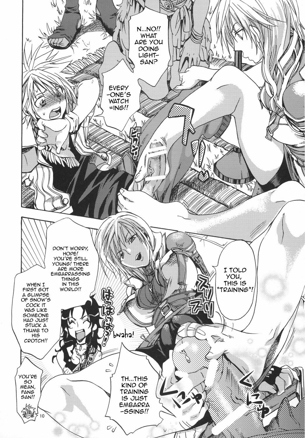 [Kurione-sha (YU-RI)] l'Cie-tachi no Kyuusoku | On Holiday With l'Cie and Friends (Final Fantasy XIII) [English] {doujin-moe.us} [Digital] page 9 full