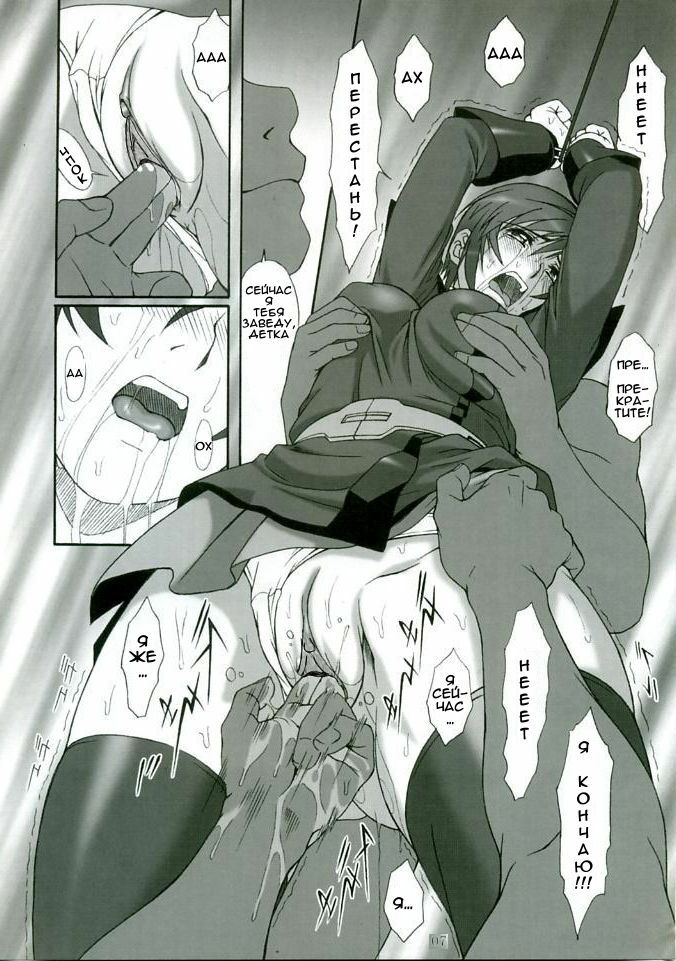 (C68) [AKKAN-Bi PROJECT (Yanagi Hirohiko)] RED BRAVO (Gundam SEED DESTINY) [Russian] [Aellen] [Decensored] page 6 full