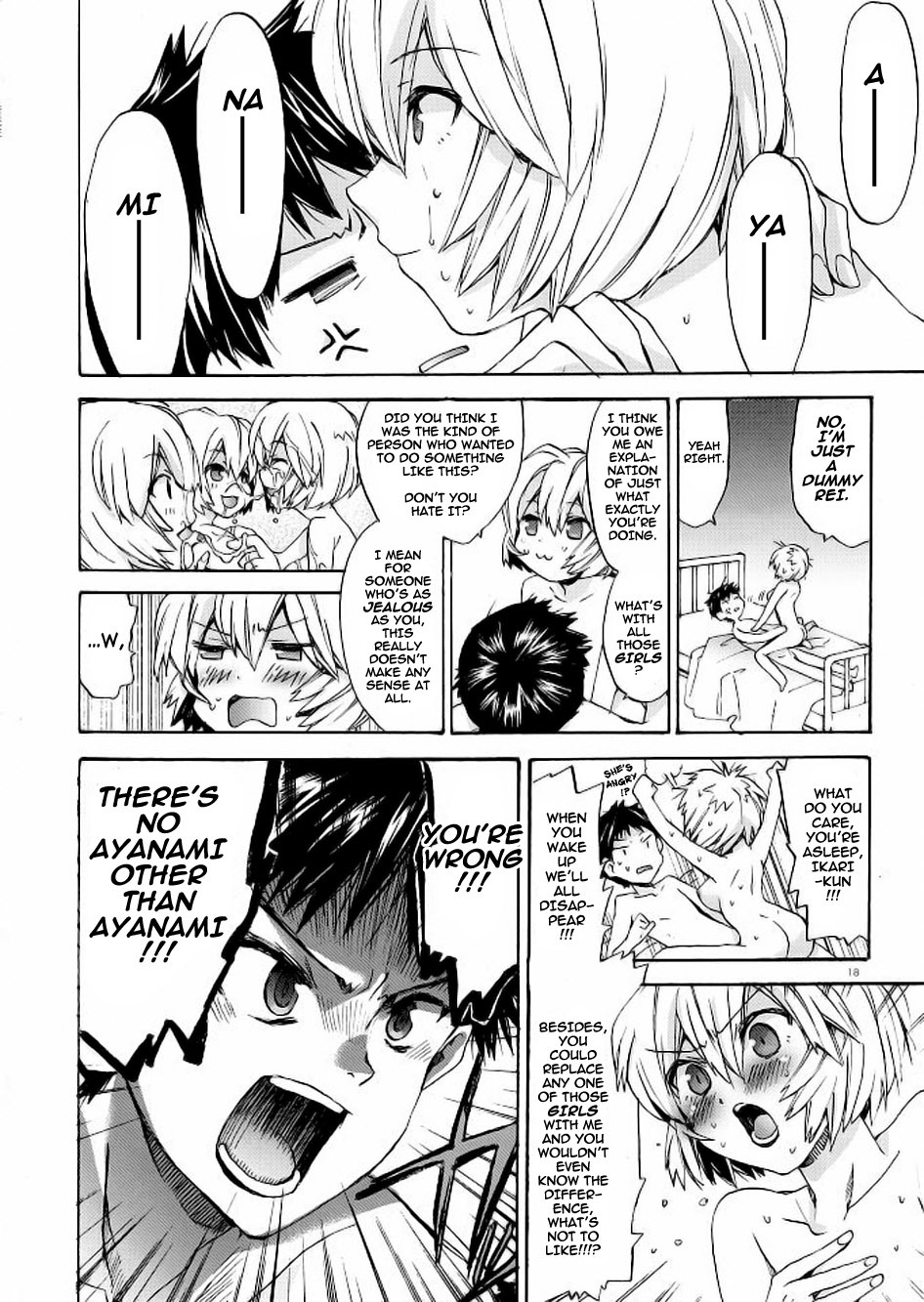 (COMIC1☆4) [Aihara Otome (Nyoriko)] Ayanami House e Youkoso | Welcome to Ayanami's House (Neon Genesis Evangelion) [English] [darknight] page 18 full