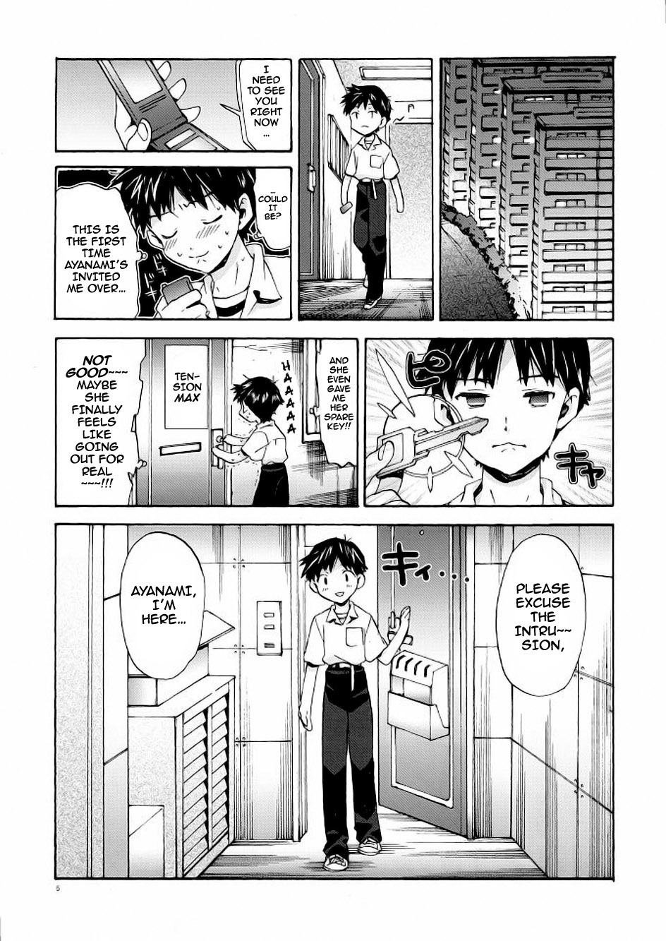 (COMIC1☆4) [Aihara Otome (Nyoriko)] Ayanami House e Youkoso | Welcome to Ayanami's House (Neon Genesis Evangelion) [English] [darknight] page 5 full