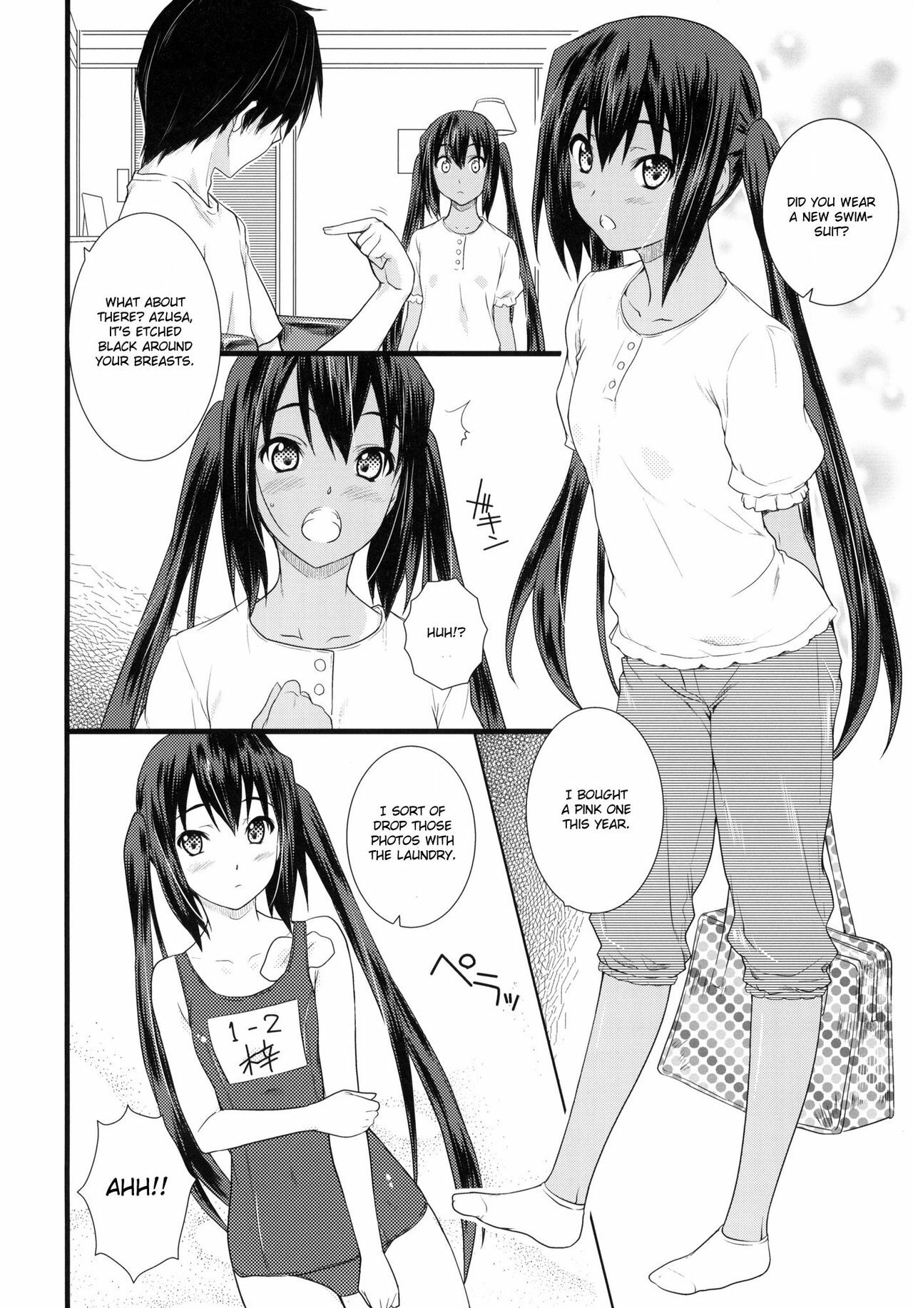 (COMIC1☆4) [Heaven's Gate (Andou Tomoya)] Kongari Musume Nakano Azusa (K-ON!) [English] [CGrascal] page 3 full