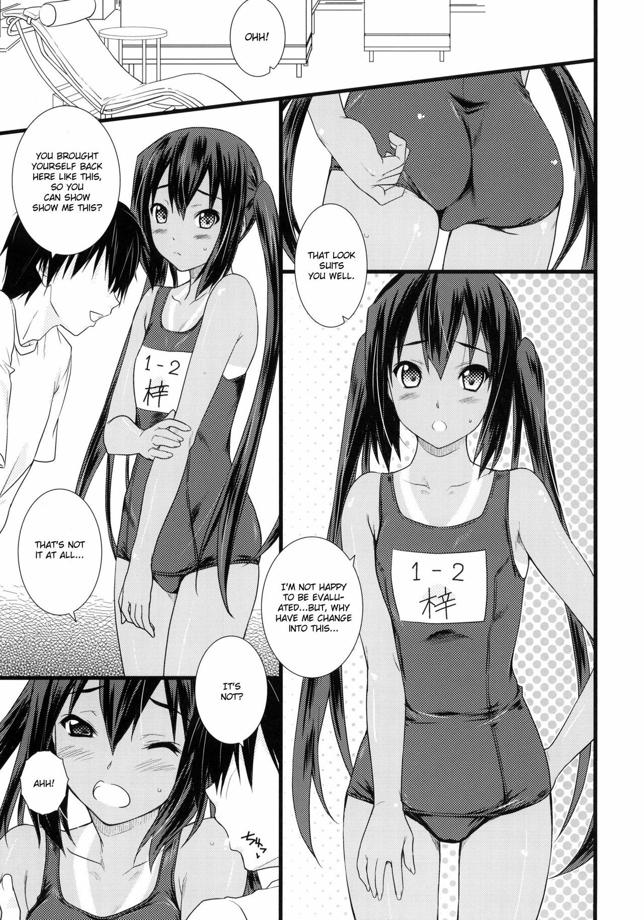 (COMIC1☆4) [Heaven's Gate (Andou Tomoya)] Kongari Musume Nakano Azusa (K-ON!) [English] [CGrascal] page 4 full