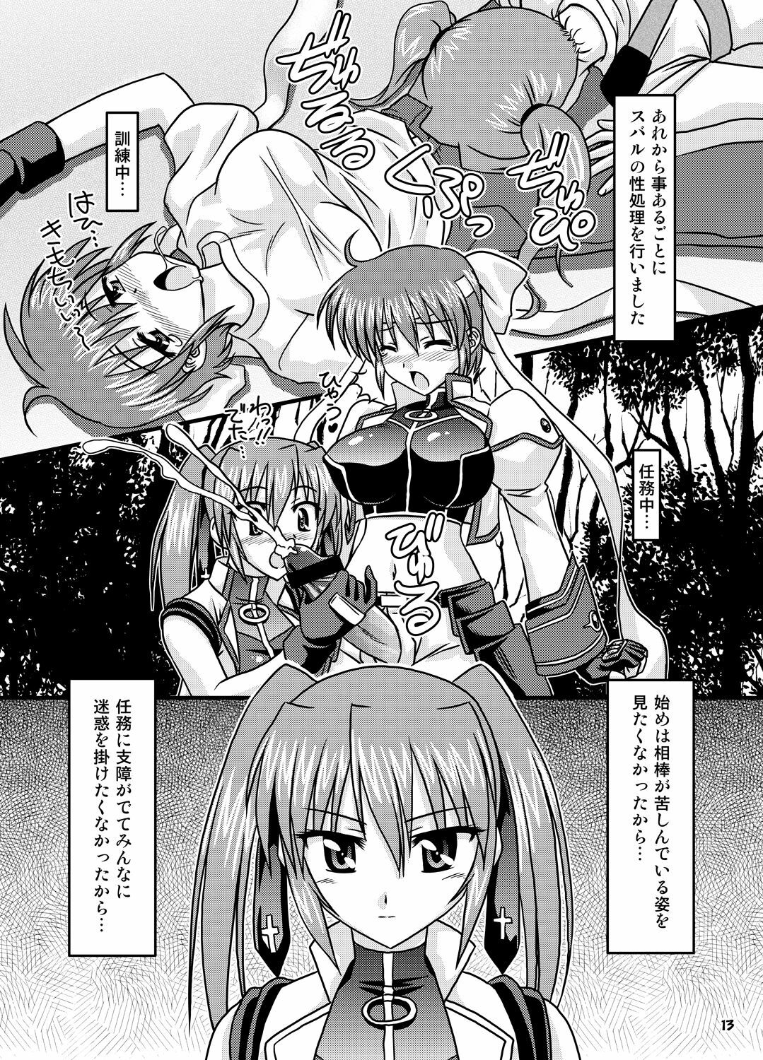 (C75) [Tsukune-ya (Kakitsubata Tsukune)] Gaman Dekinai!! (Mahou Shoujo Lyrical Nanoha StrikerS) page 12 full