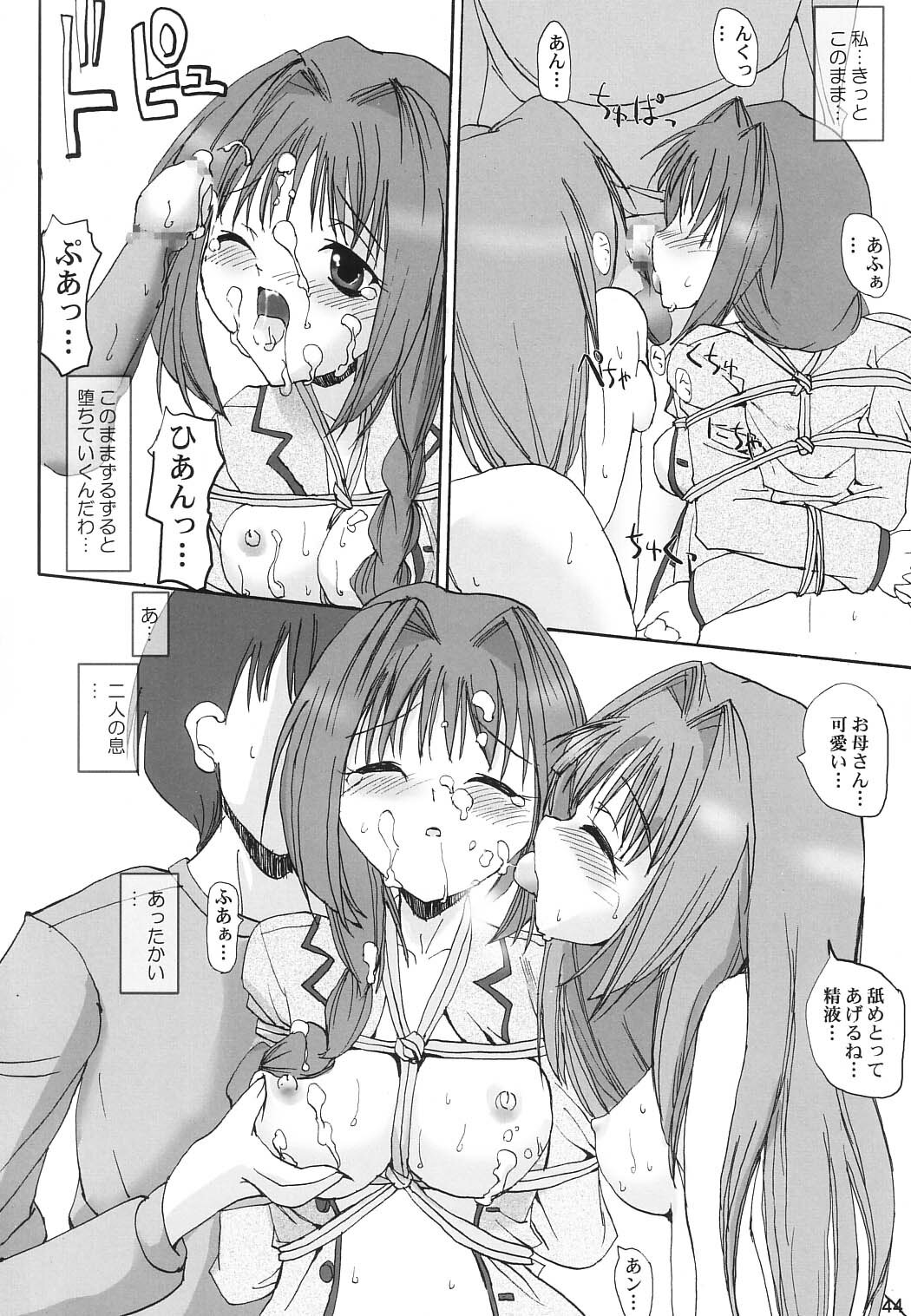 (C63) [BABYBED (SAS)] Akiko-san no Tabou na Hibi (Kanon) page 43 full