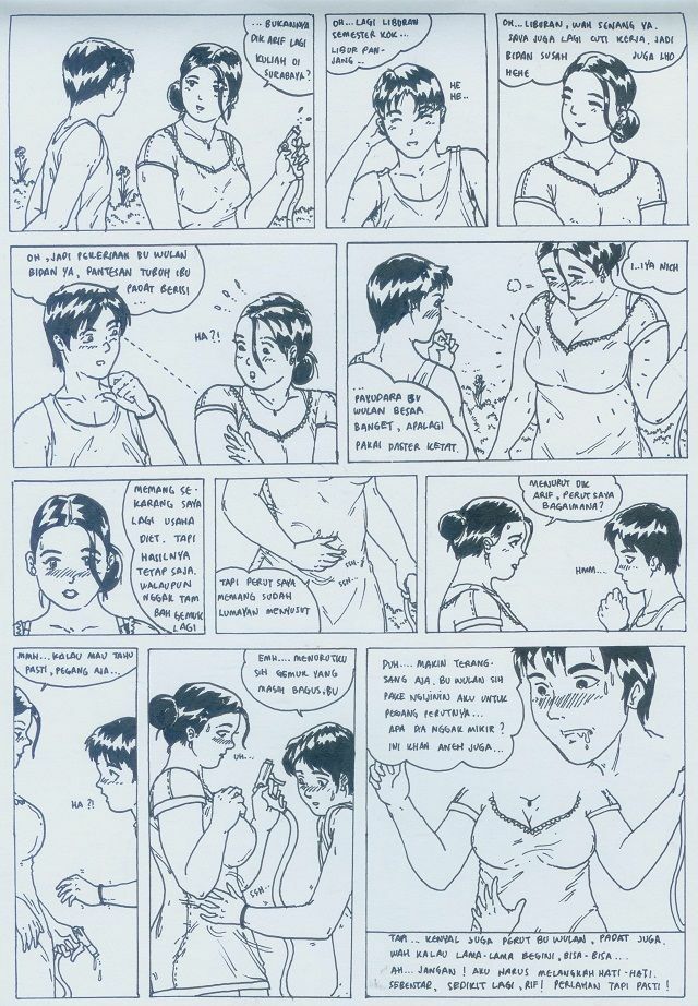 [Novina (ARRIVAL-INDONESIA)] Chubby and Sensual Neighbour Mrs. Wulan [Indonesian] page 2 full