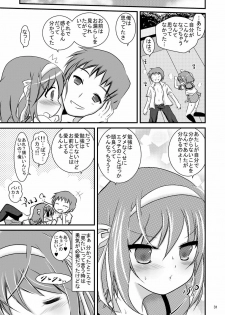 (C76) [Mousou Kai no Juunin wa Ikiteiru. (Kandanchi)] Daisuki na Haruhi dakara Ijime taku narunja naika # 02 Omorashi Choukyou Hen (Suzumiya Haruhi no Yuuutsu) - page 31