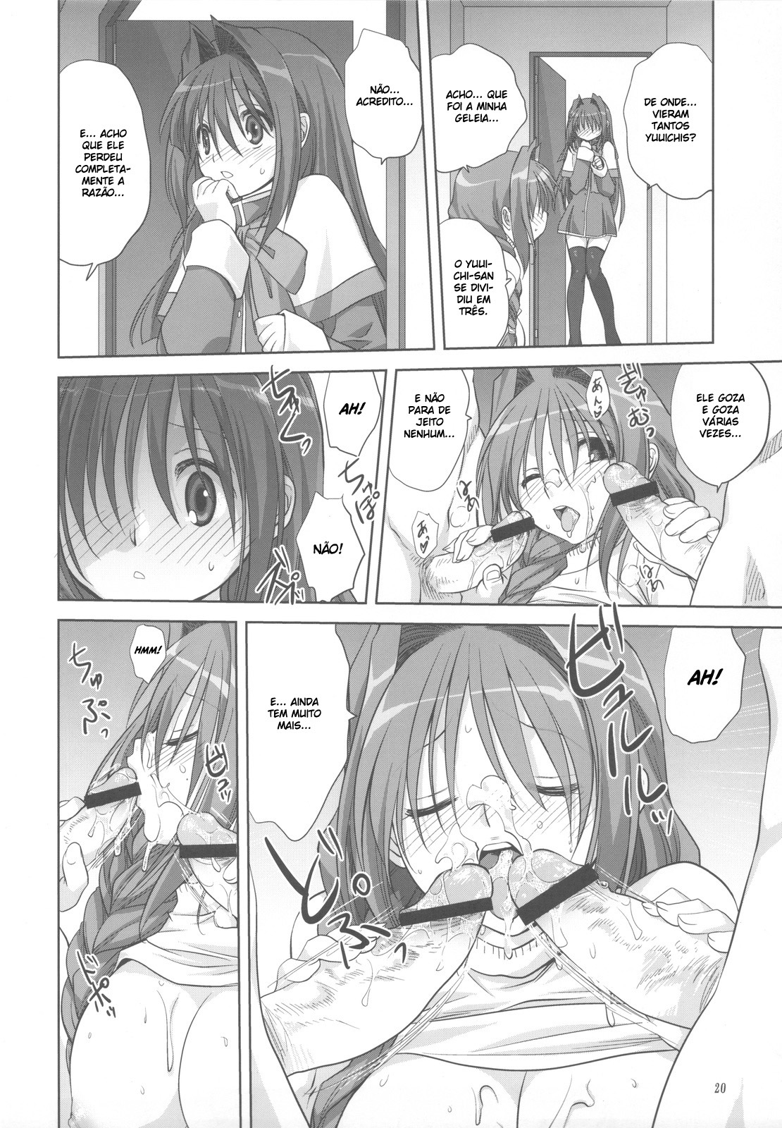 (C77) [Mitarashi Club (Mitarashi Kousei)] Akiko-san to Issho 5 (Kanon) [Portuguese-BR] [BartSSJ] page 20 full