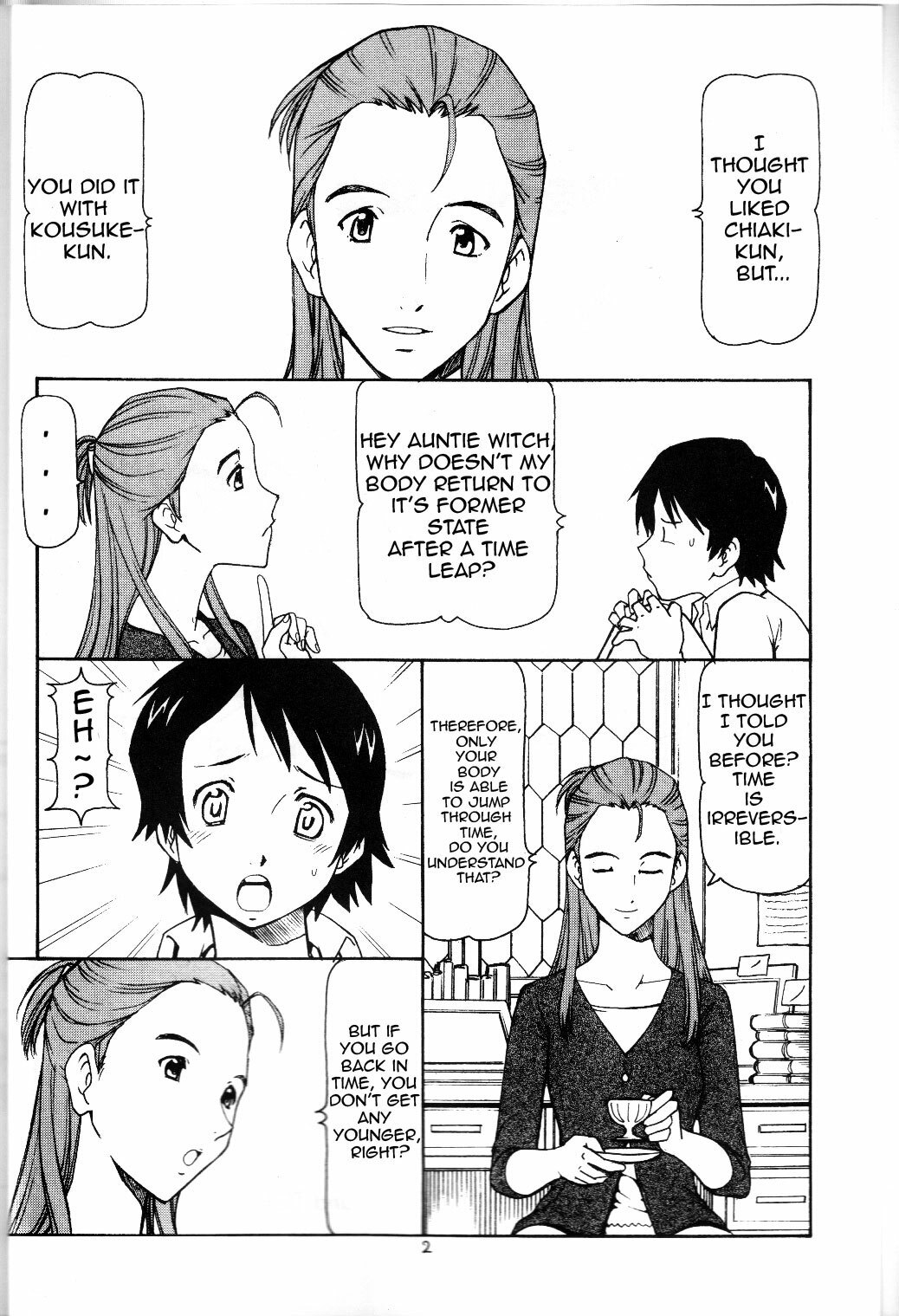 (C71) [Toraya (ITOYOKO)] Toki o Kakeru Shoujo after | The Nympho That Leapt Through Time (after) (The Girl Who Leapt Through Time) [English] =LWB= page 3 full