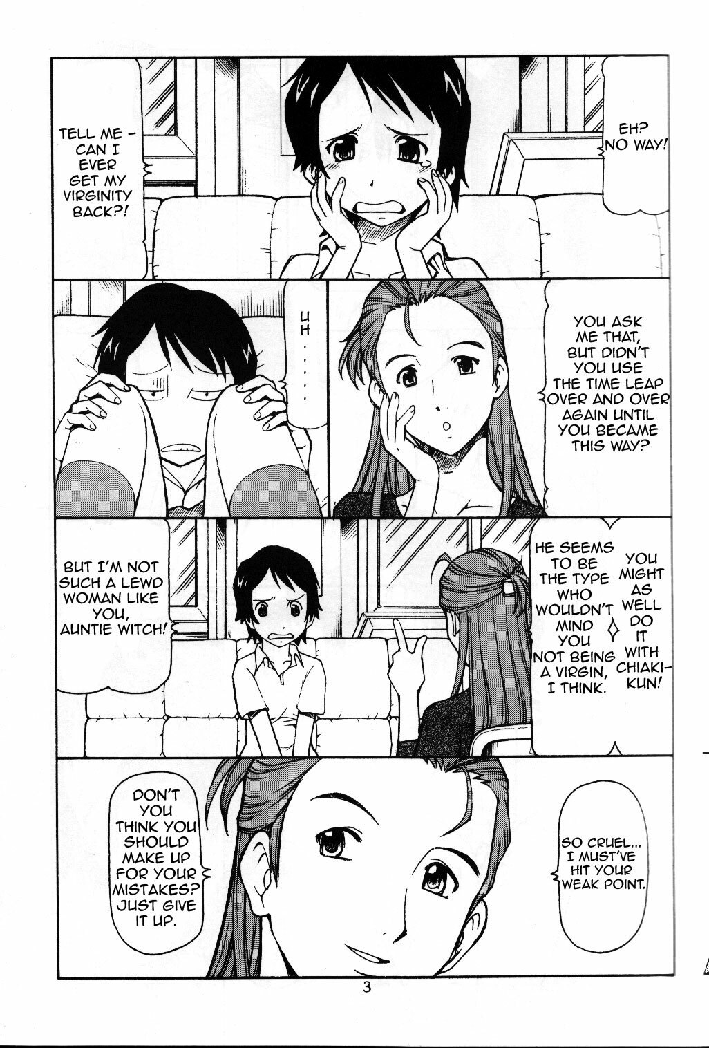 (C71) [Toraya (ITOYOKO)] Toki o Kakeru Shoujo after | The Nympho That Leapt Through Time (after) (The Girl Who Leapt Through Time) [English] =LWB= page 4 full