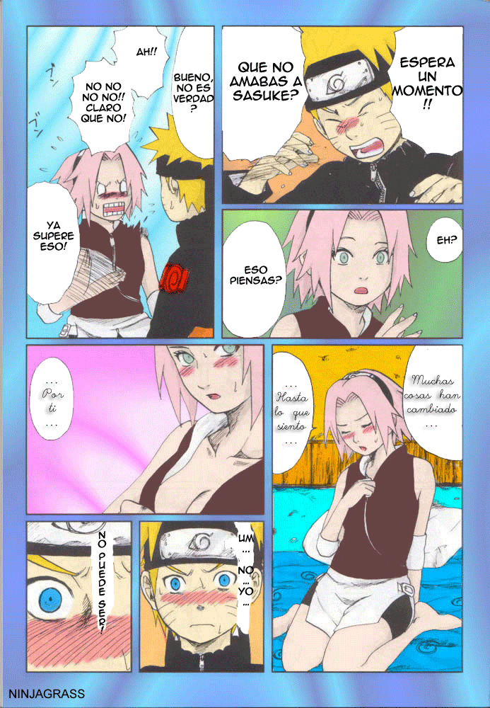 (SC29) [PETS (rin, kuro, may)] Nisemono (Naruto) [Spanish] [Radioactivo] [Colorized] page 12 full