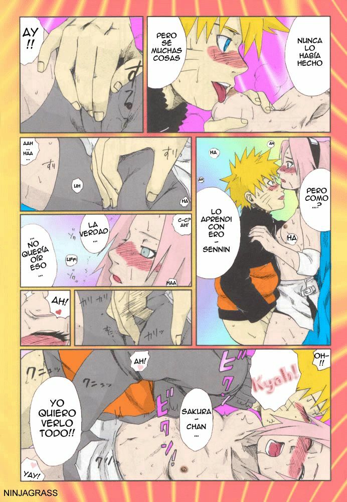 (SC29) [PETS (rin, kuro, may)] Nisemono (Naruto) [Spanish] [Radioactivo] [Colorized] page 18 full