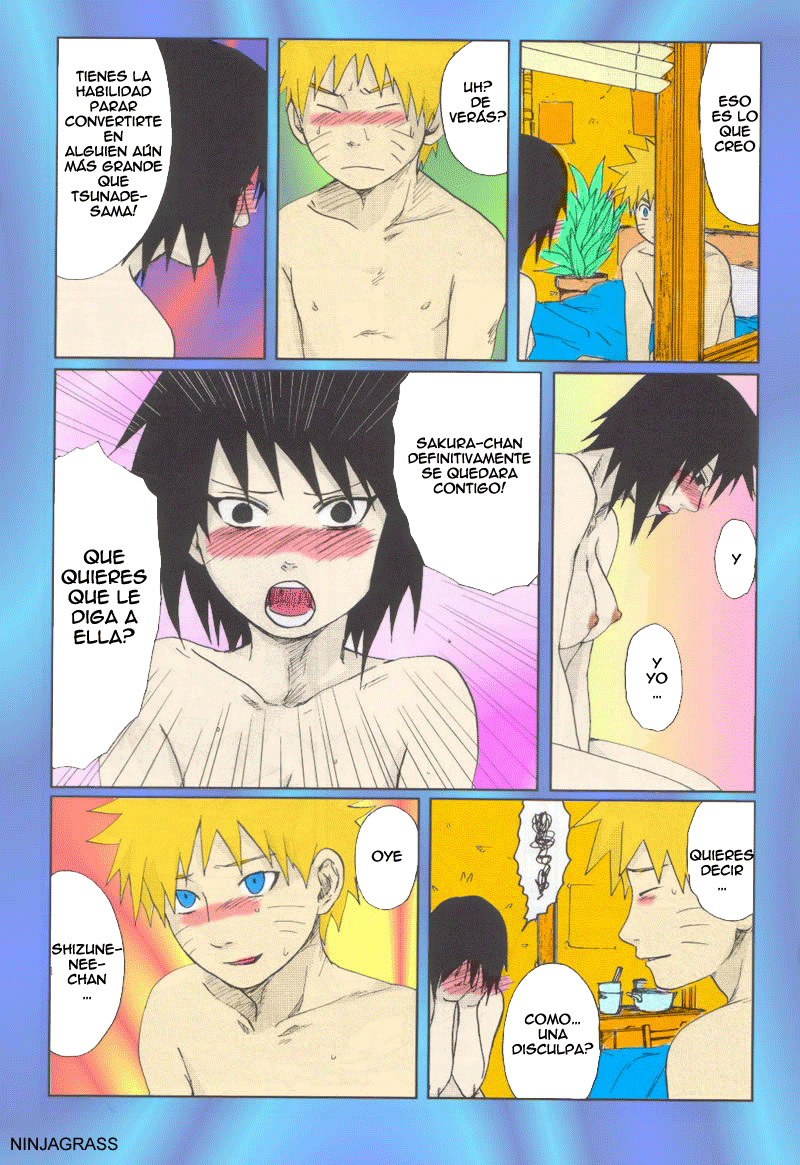 (SC29) [PETS (rin, kuro, may)] Nisemono (Naruto) [Spanish] [Radioactivo] [Colorized] page 28 full