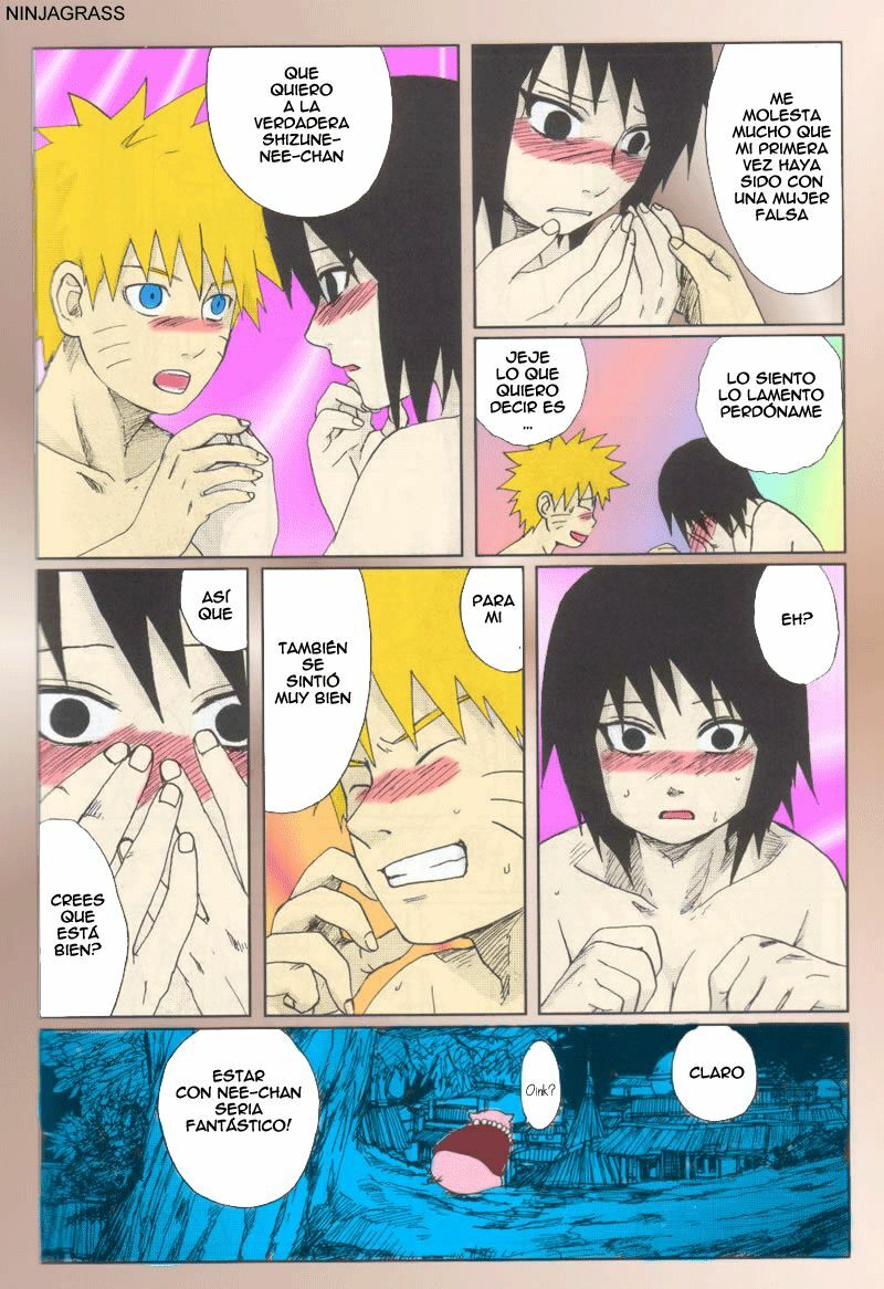 (SC29) [PETS (rin, kuro, may)] Nisemono (Naruto) [Spanish] [Radioactivo] [Colorized] page 29 full