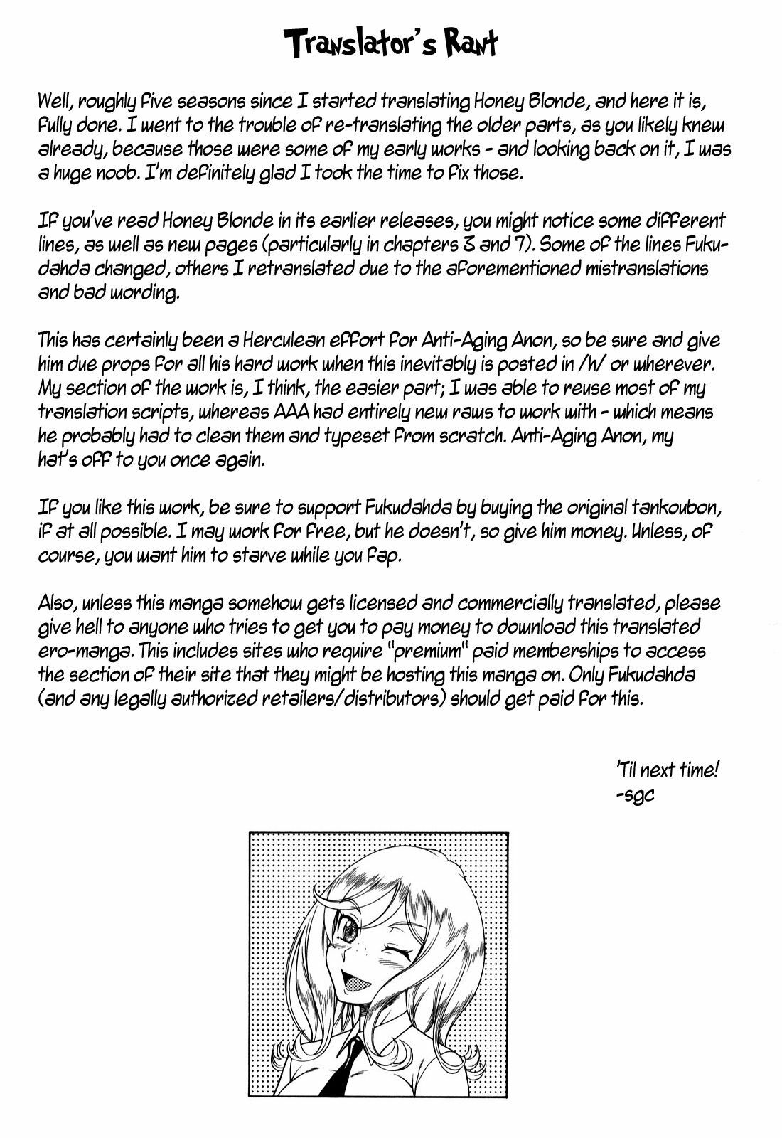 [Fukudahda] Honey Blonde [English] [Decensored] page 214 full