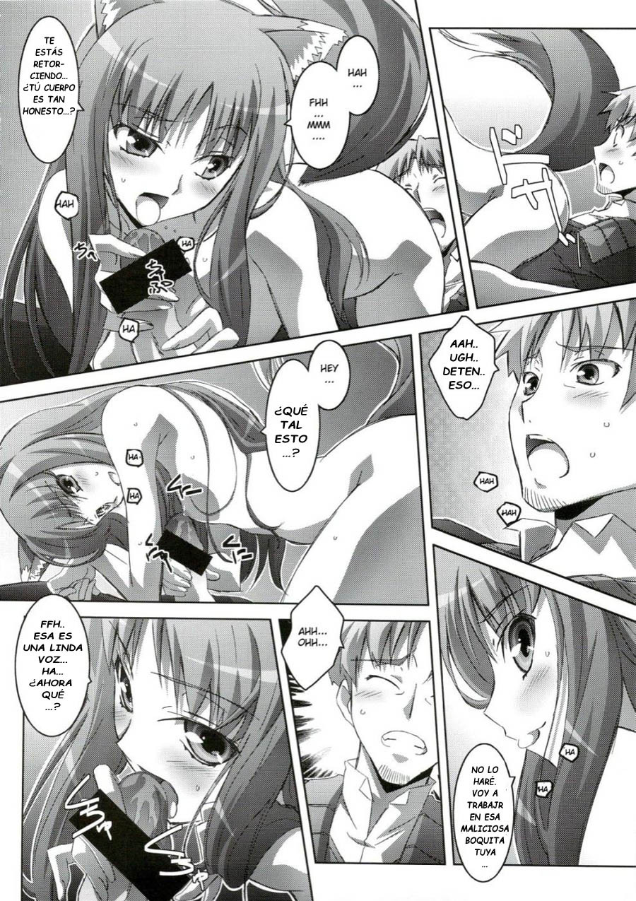 (C74) [Mahirutei (Izumi Mahiru)] Horon Hororon (Spice and Wolf) [Spanish] [Drako D. Dark] page 13 full