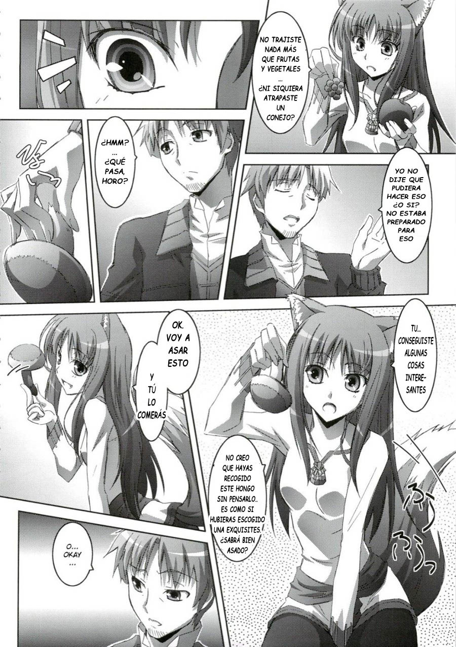 (C74) [Mahirutei (Izumi Mahiru)] Horon Hororon (Spice and Wolf) [Spanish] [Drako D. Dark] page 7 full