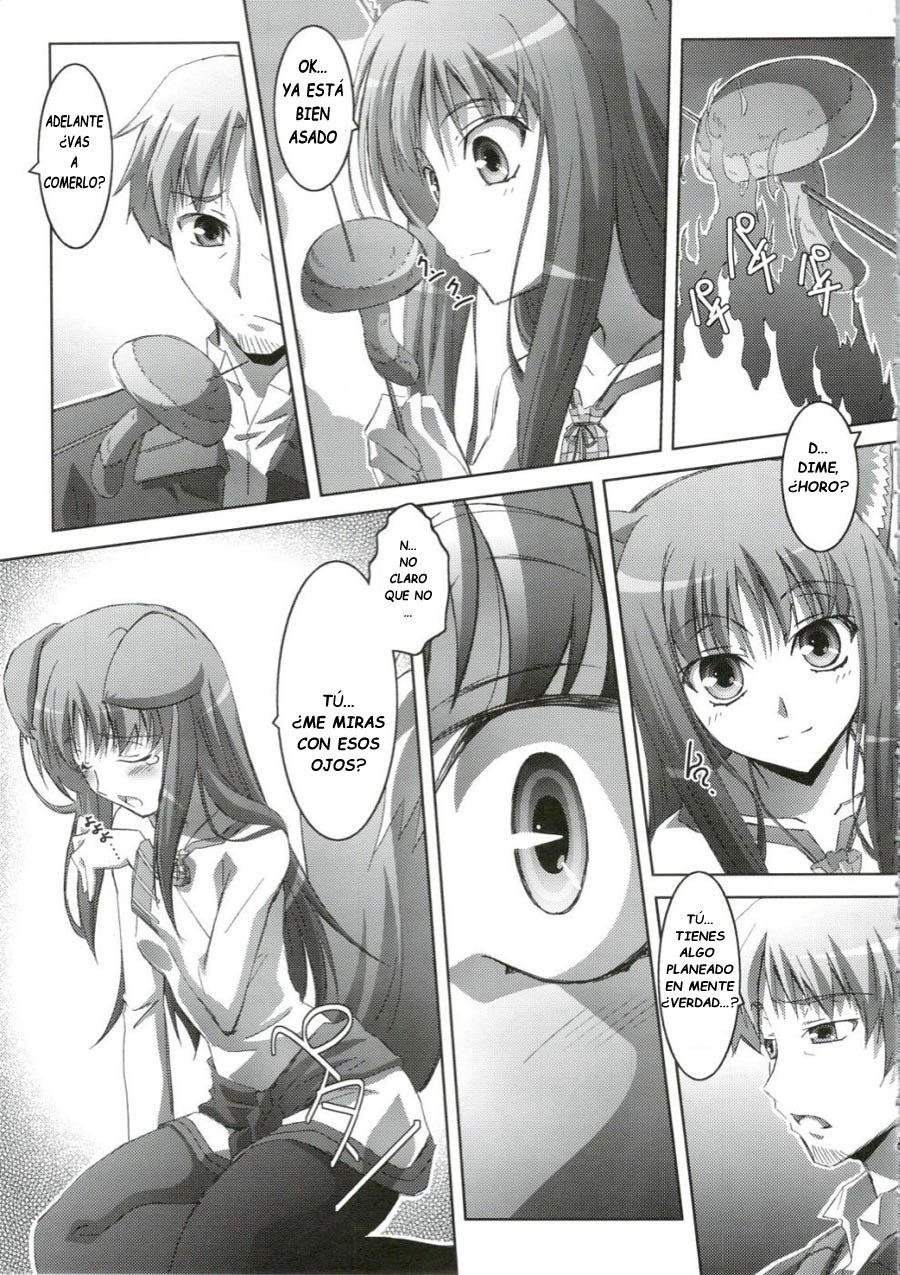 (C74) [Mahirutei (Izumi Mahiru)] Horon Hororon (Spice and Wolf) [Spanish] [Drako D. Dark] page 8 full