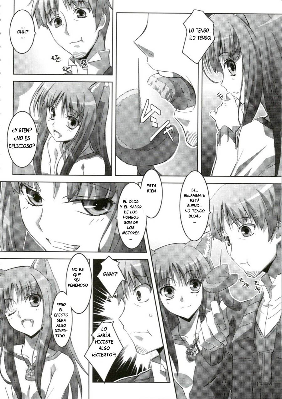 (C74) [Mahirutei (Izumi Mahiru)] Horon Hororon (Spice and Wolf) [Spanish] [Drako D. Dark] page 9 full