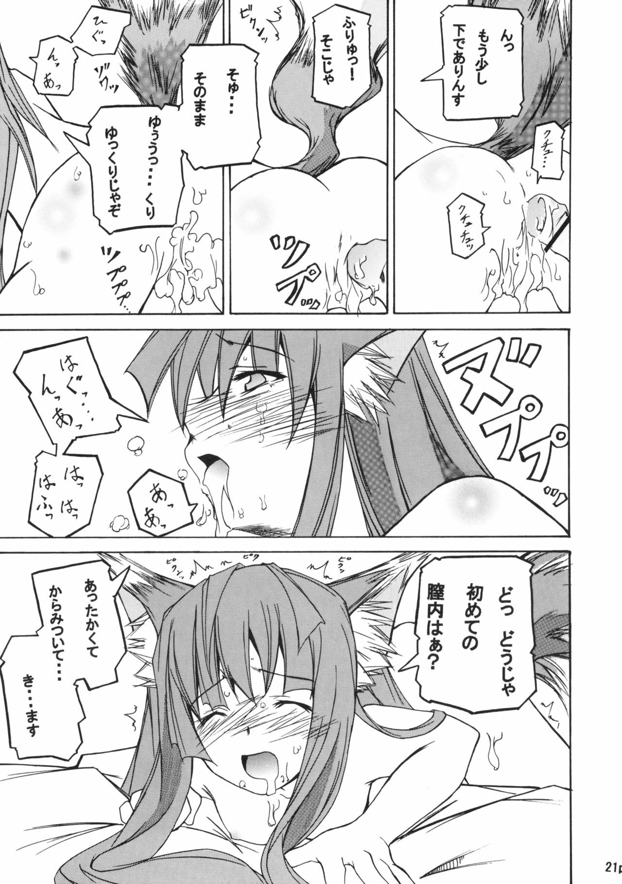 (CT15) [FOX・HOUND (Sugiyama Takashi)] Kousinryou wo Ookami ni Ⅰ (Spice and Wolf) page 22 full