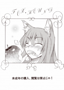 (CT15) [FOX・HOUND (Sugiyama Takashi)] Kousinryou wo Ookami ni Ⅰ (Spice and Wolf) - page 30