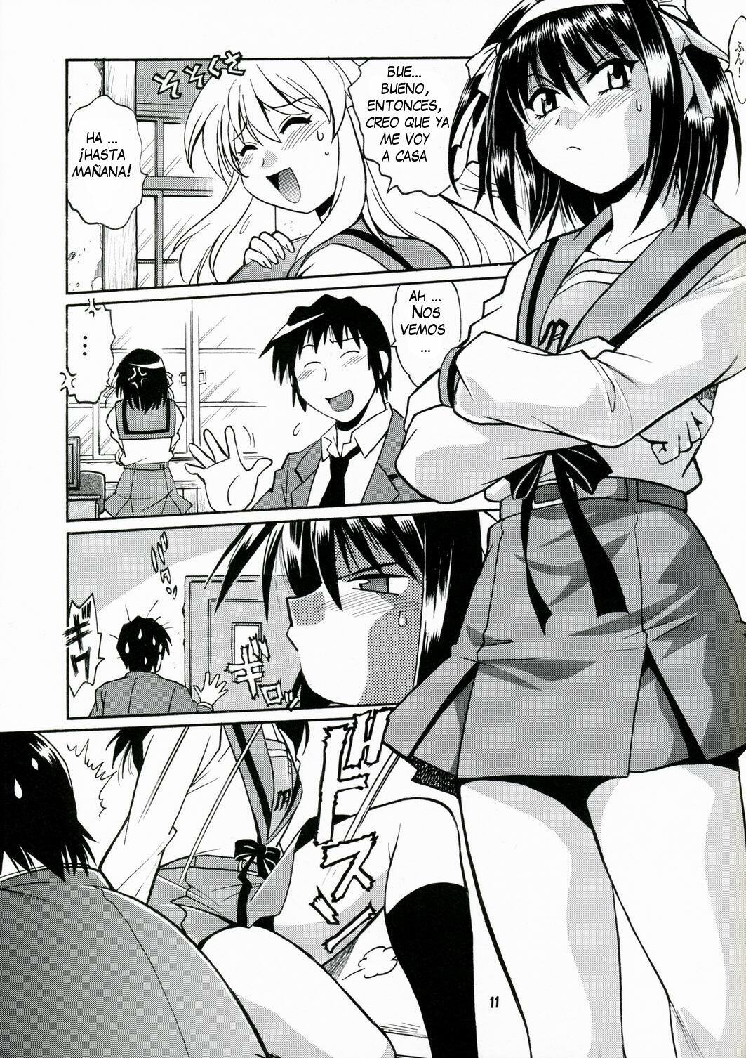 (SC41) [Studio Katsudon (Manabe Jouji)] Haruhi no Uzuki (Suzumiya Haruhi no Yuuutsu) [Spanish] [Drako D. Dark] page 10 full