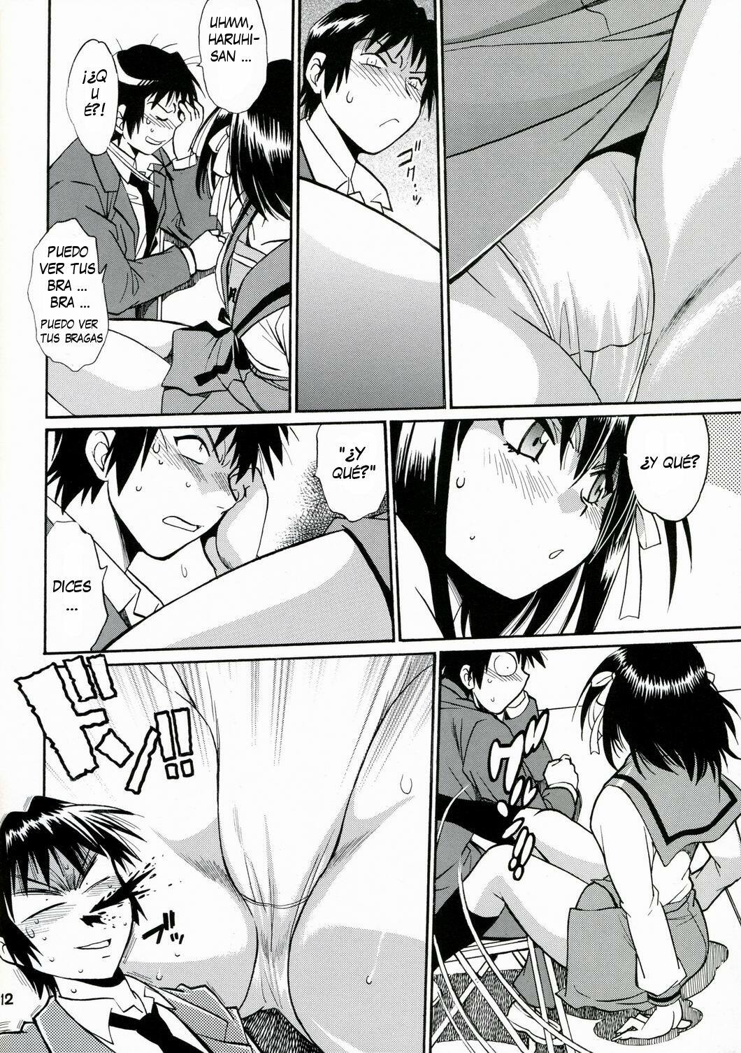 (SC41) [Studio Katsudon (Manabe Jouji)] Haruhi no Uzuki (Suzumiya Haruhi no Yuuutsu) [Spanish] [Drako D. Dark] page 11 full