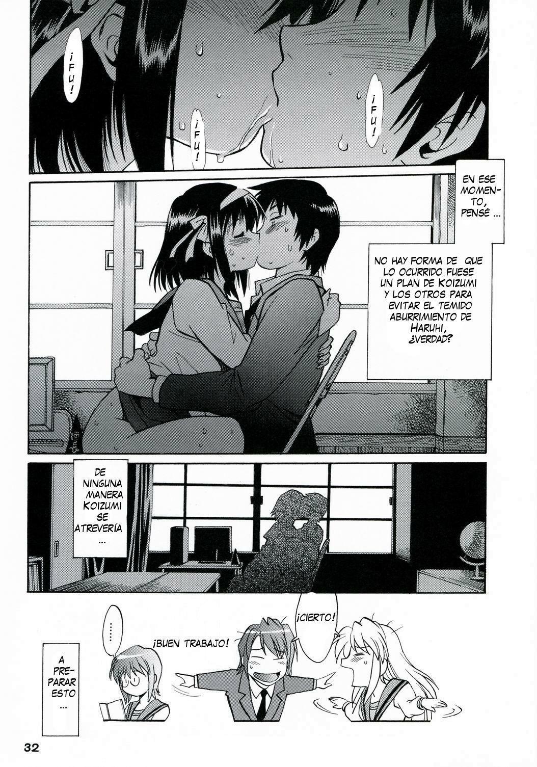 (SC41) [Studio Katsudon (Manabe Jouji)] Haruhi no Uzuki (Suzumiya Haruhi no Yuuutsu) [Spanish] [Drako D. Dark] page 31 full