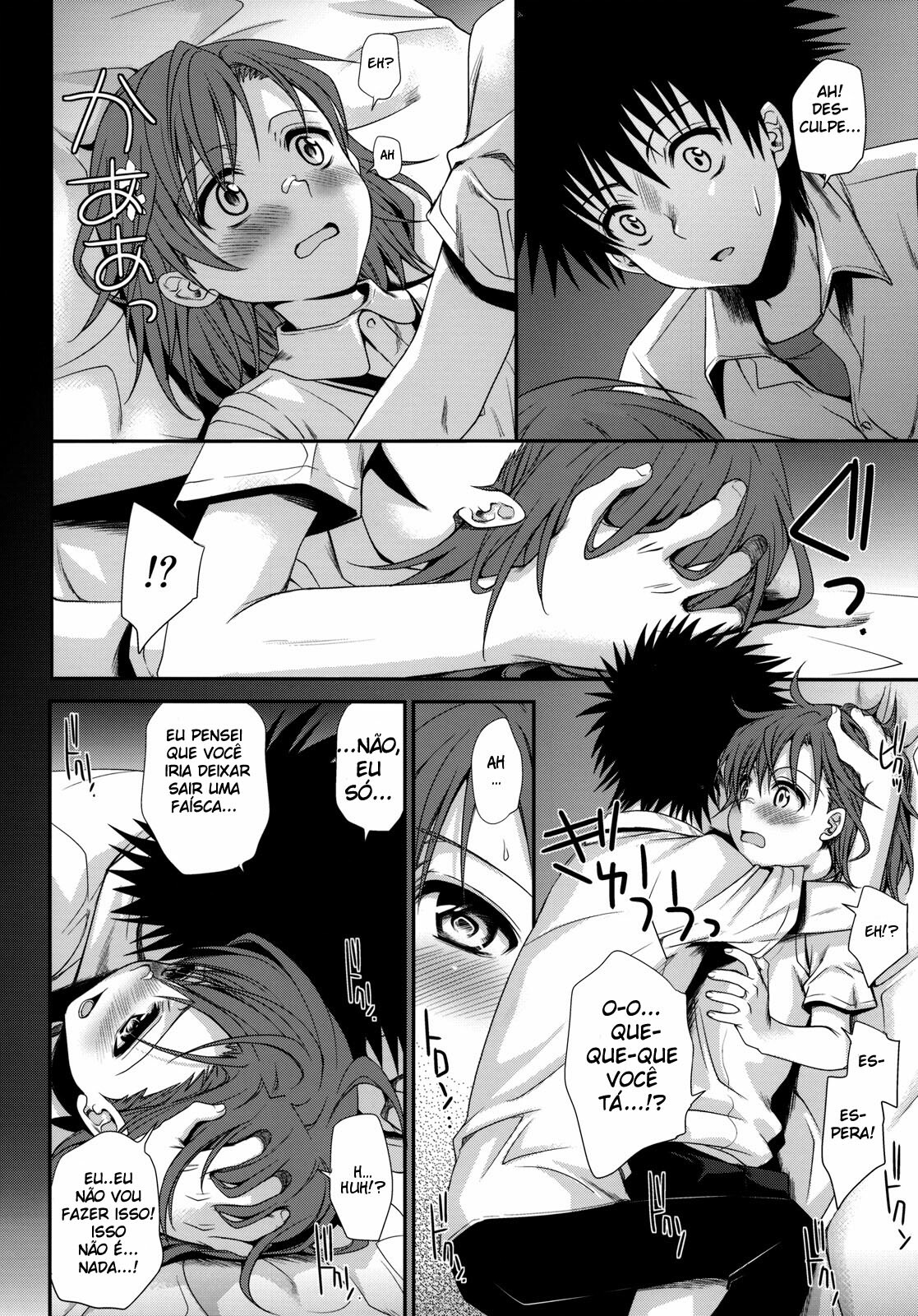 (C77) [Takumi na Muchi (Horyuu Tobiyuki)] Choudenji Hou no Sasoikata (Toaru Majutsu no Index) [Portuguese-BR] page 30 full