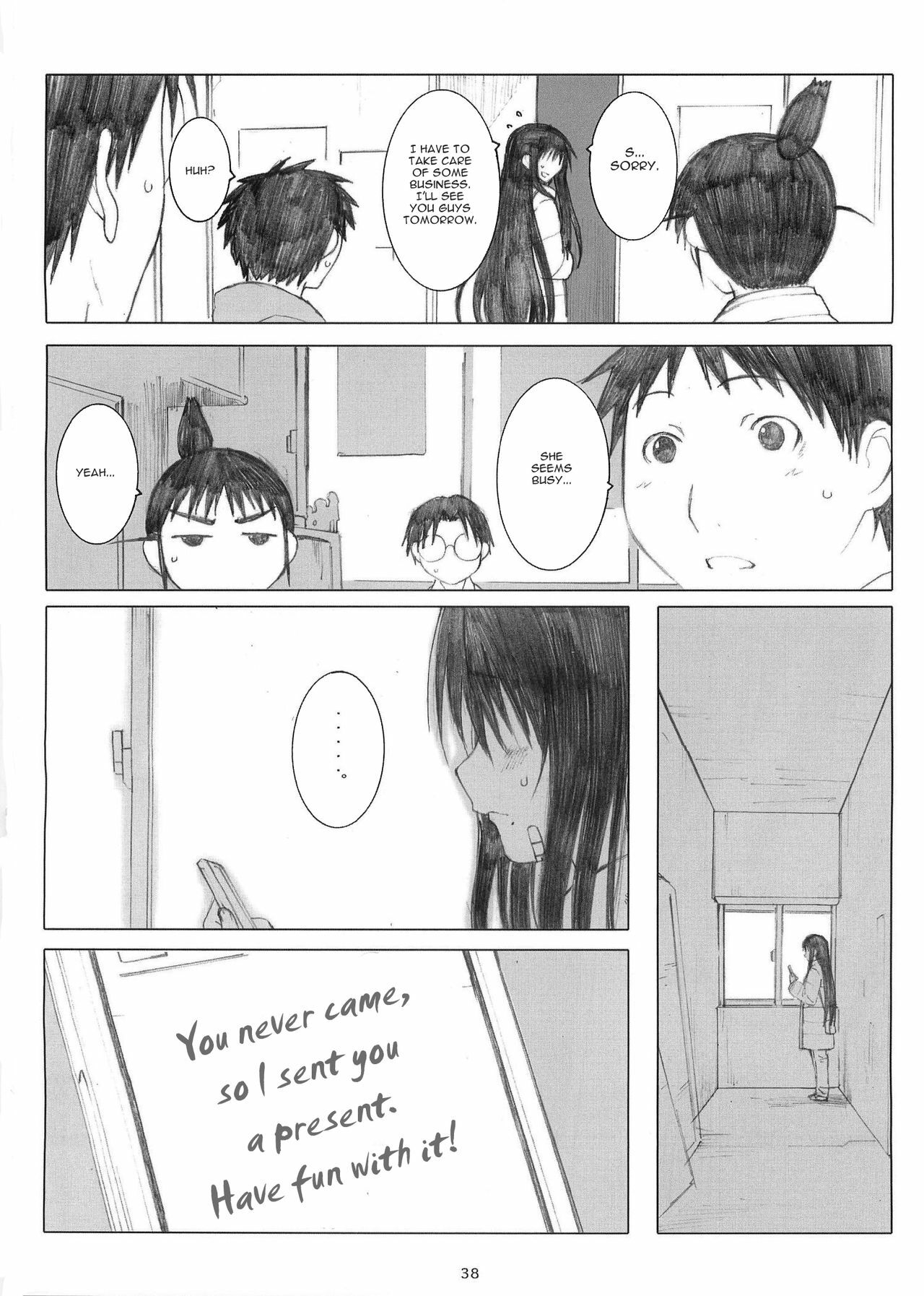 (Dai 1 Kai Genshiken & Kujibiki Unbalance Omoshirokatta Kaigi) [Kansai Orange (Arai Kei)] [memories] Oono Shiki Soushuuhen. 1 (Genshiken) [English] =LWB= page 37 full