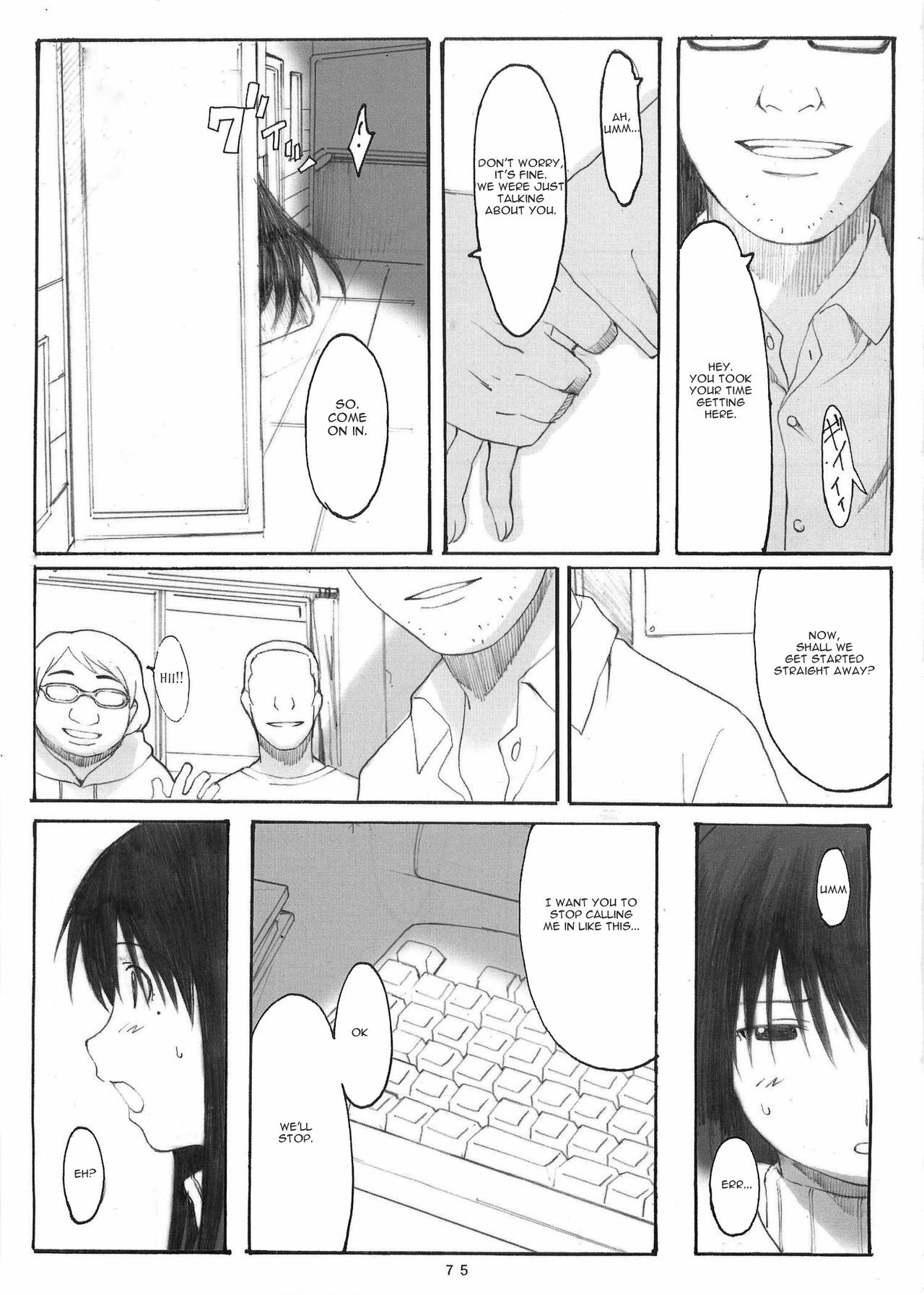 (Dai 1 Kai Genshiken & Kujibiki Unbalance Omoshirokatta Kaigi) [Kansai Orange (Arai Kei)] [memories] Oono Shiki Soushuuhen. 1 (Genshiken) [English] =LWB= page 74 full