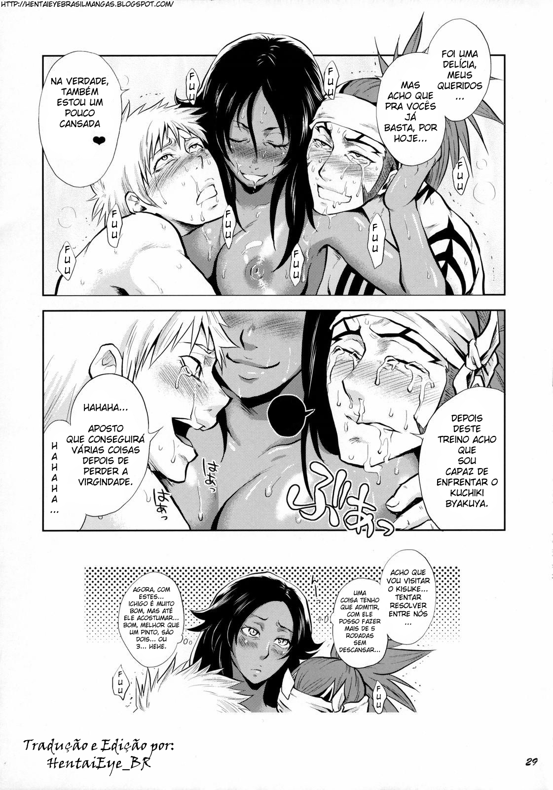 (C70) [Todd Special (Todd Oyamada)] Yukemuri NyanNyan Jiken (Bleach) [Portuguese-BR] [HentaiEye_BR] page 29 full