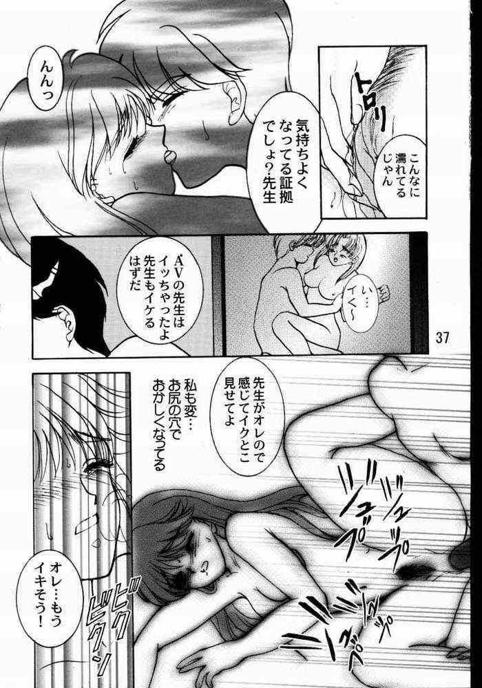 (C58) [PISCES (Hidaka Ryou)] Virgin Emotion (Tokimeki Memorial 2) page 34 full