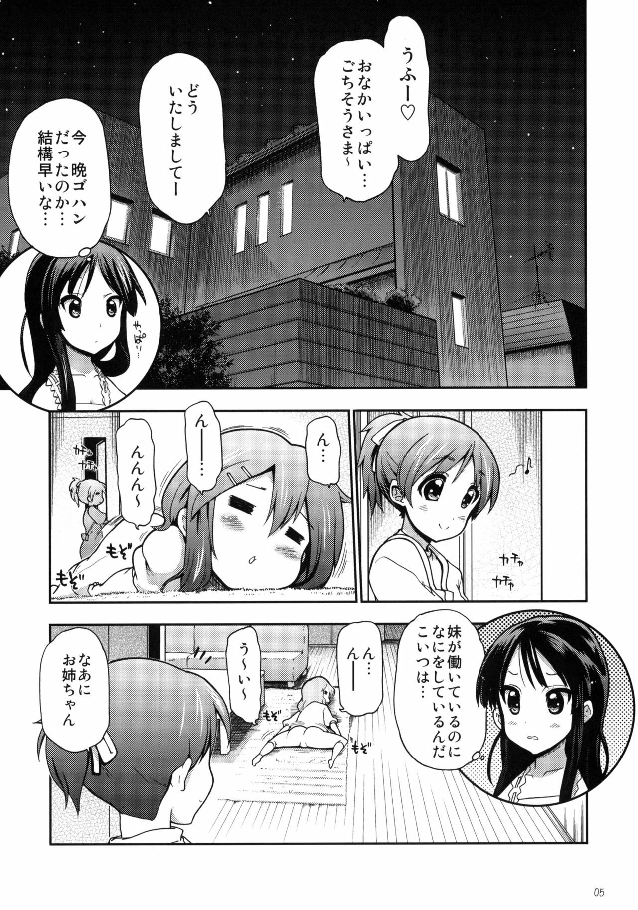 (Tora Matsuri 2010) [Matsumoto Drill Kenkyuujo (Naganoon, Kazumi Yoshiyuki)] Houkago ○○ Time (K-ON!) page 4 full