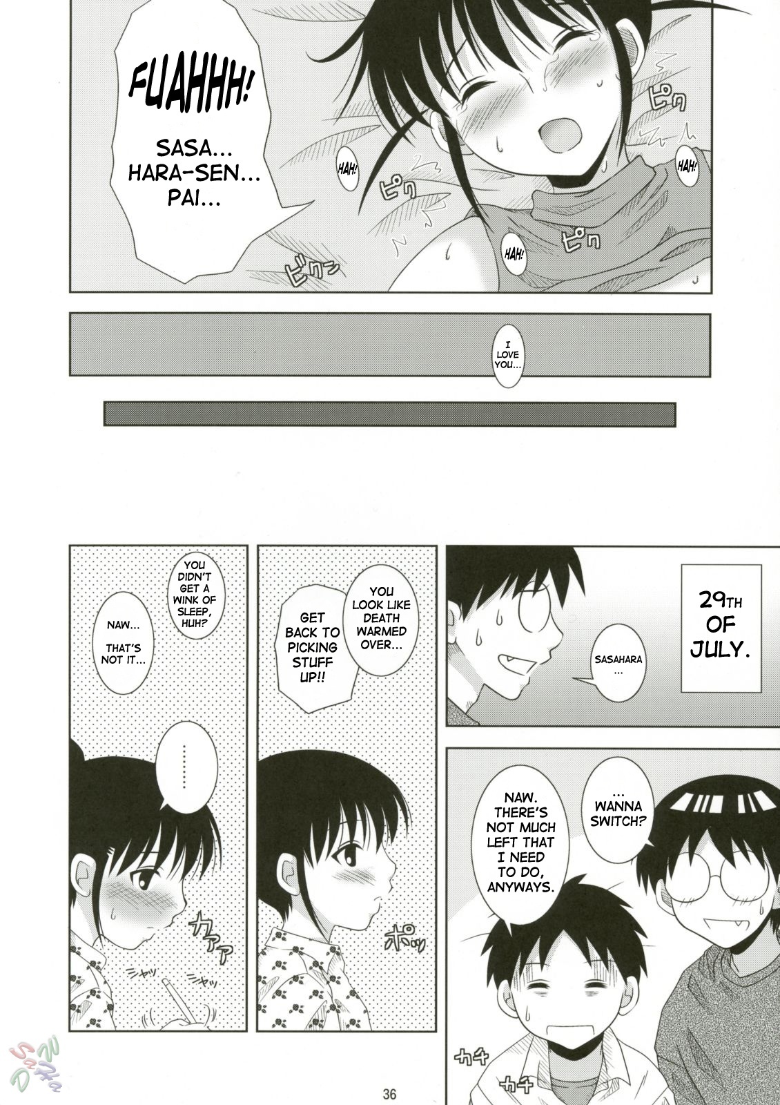 (C67) [Toumei Tsuushin (Hanapin)] ABC Gokko (Genshiken) [English] [SaHa] page 36 full