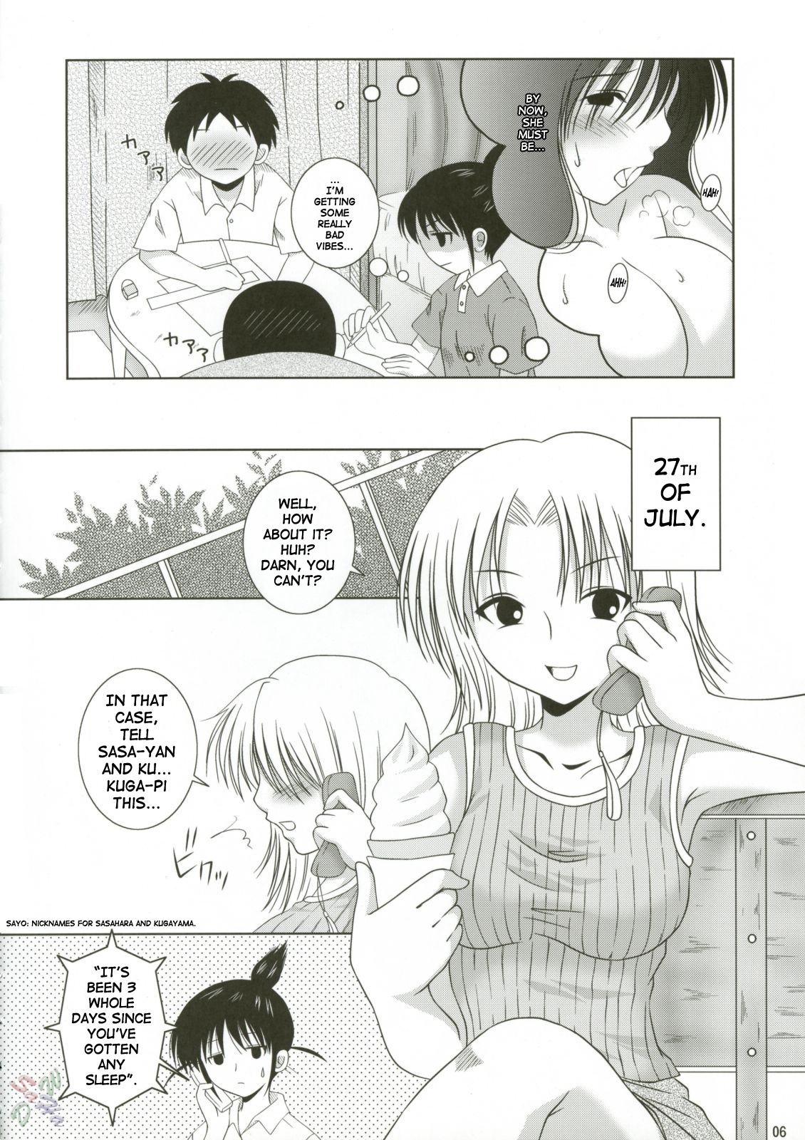 (C67) [Toumei Tsuushin (Hanapin)] ABC Gokko (Genshiken) [English] [SaHa] page 6 full