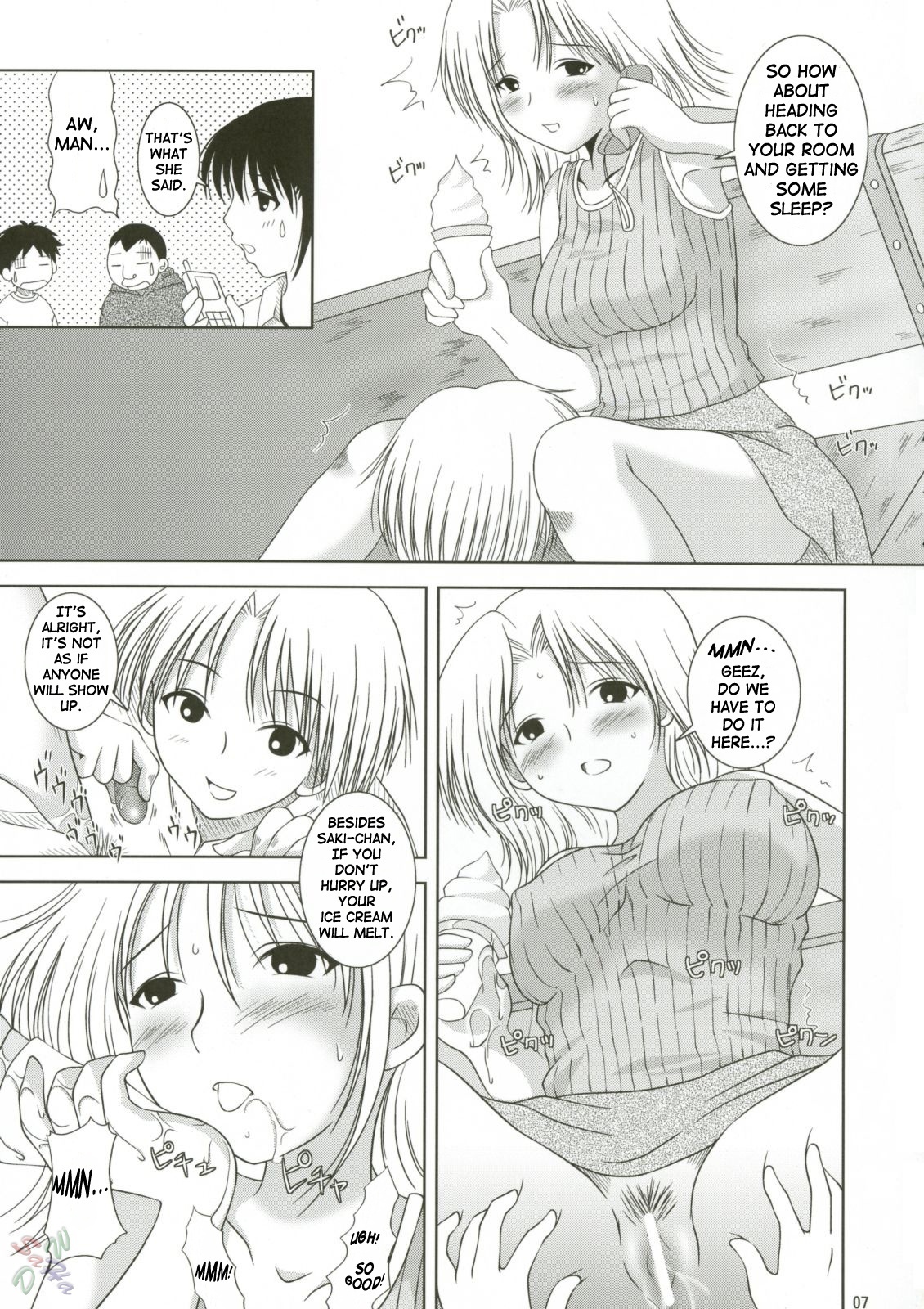 (C67) [Toumei Tsuushin (Hanapin)] ABC Gokko (Genshiken) [English] [SaHa] page 7 full