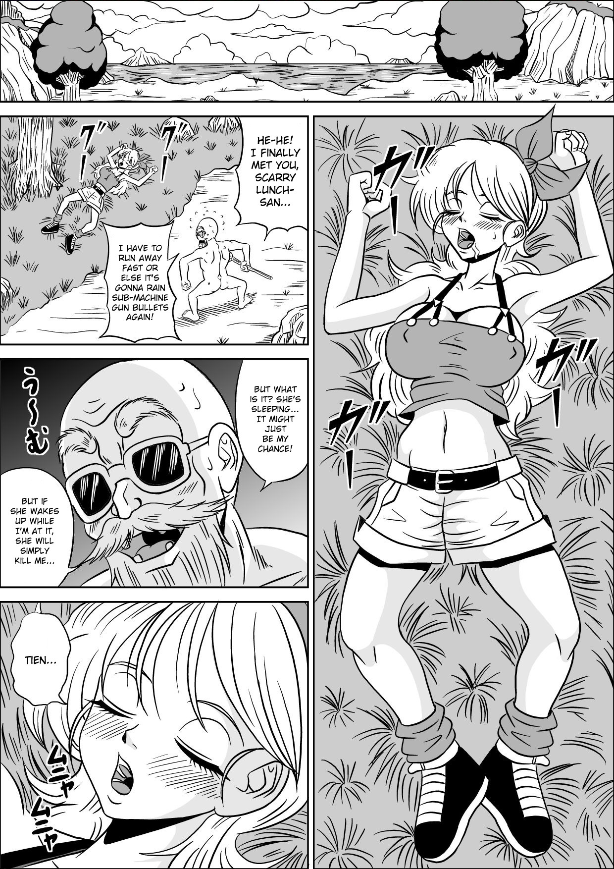 [Pyramid House (Muscleman)] Kame Sennin no Yabou II | Kame-Sennin's Ambition 2 (Dragon Ball Z) [English] {doujin-moe.us} page 15 full