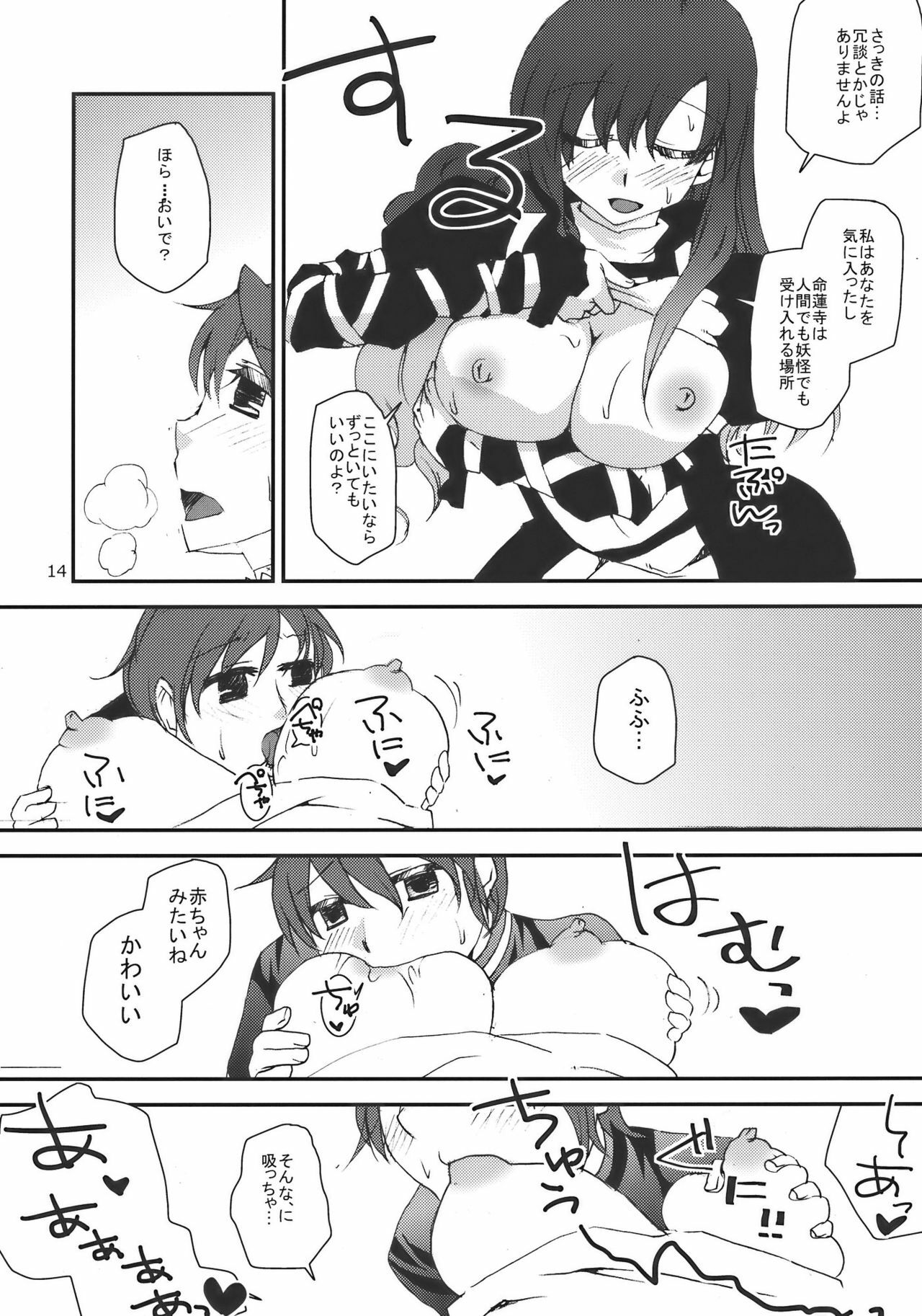 (C77) [pinktips.info (kazuha)] Shoutai Fumei no Otouto-sama (Touhou Project) page 14 full