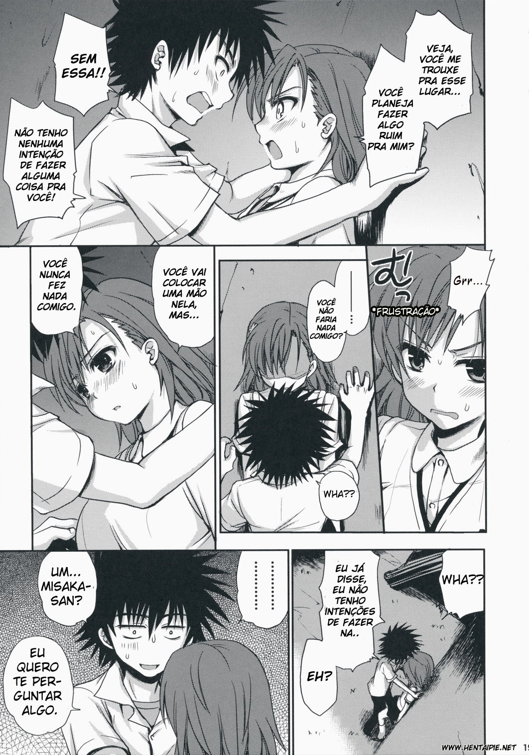 (C75) [Takumi na Muchi] Choudenji Hou no Aishi Kata (Toaru Kagaku no Railgun) [Portuguese] [Hentai Pie] page 17 full